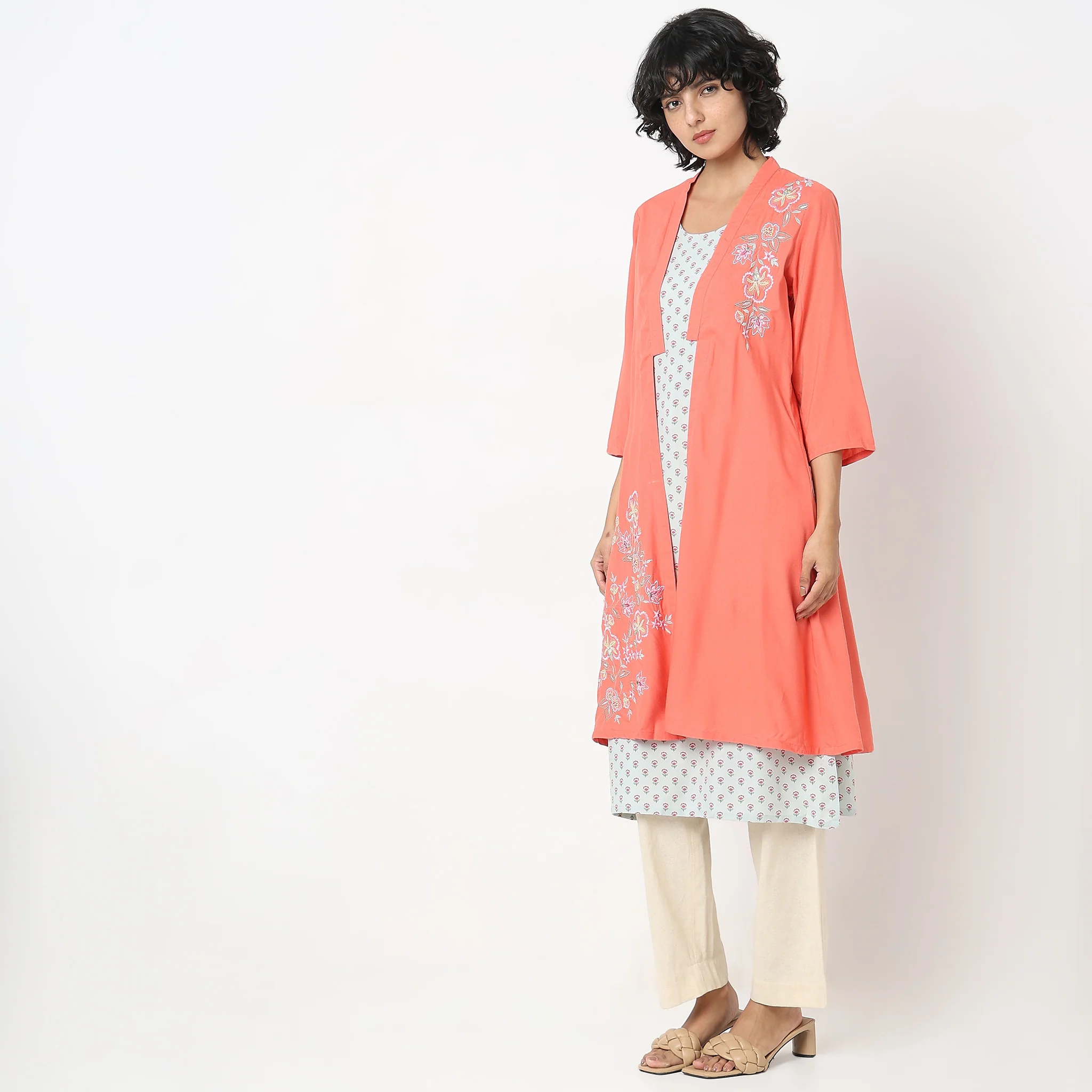 Flare Fit Printed Dress - Image 5