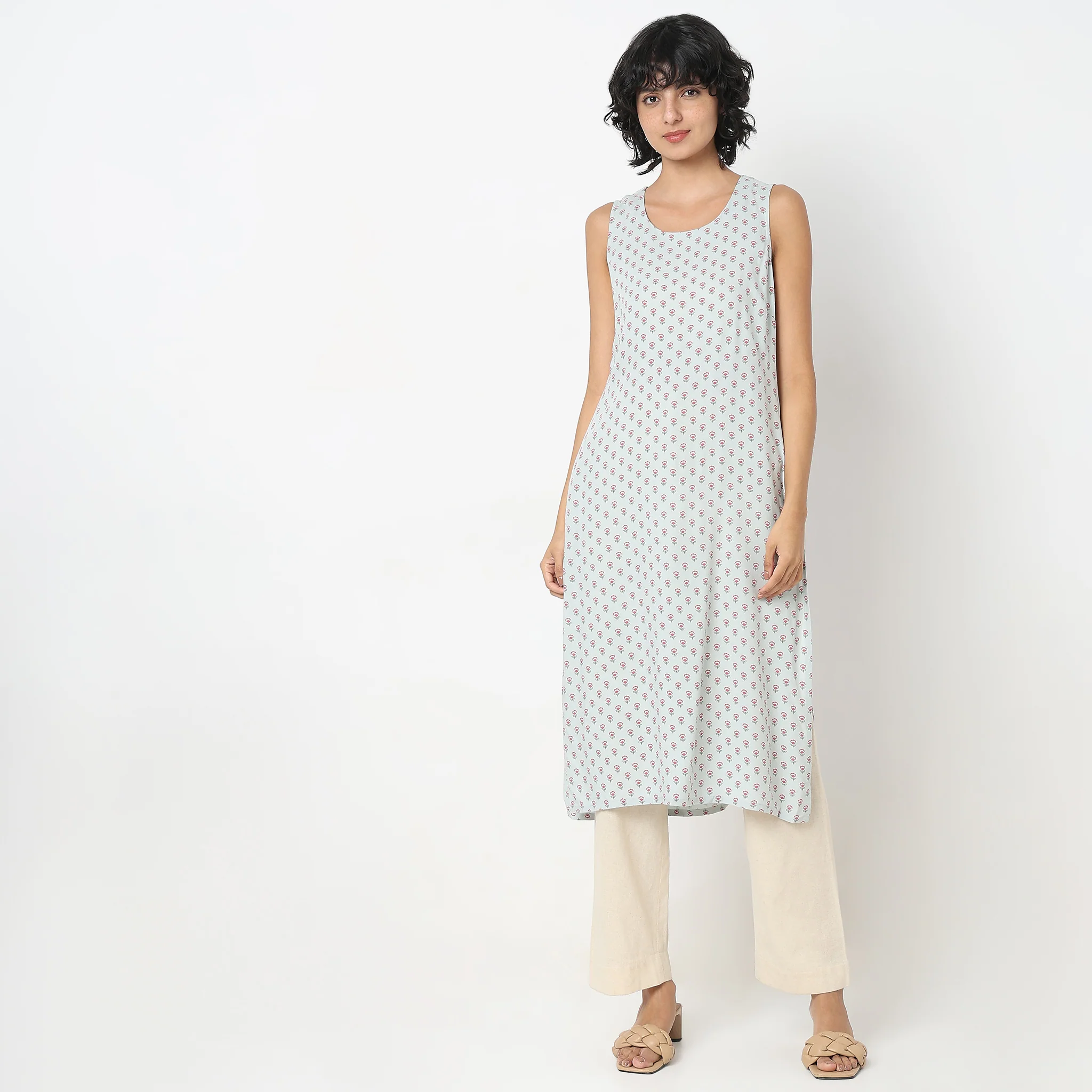 Flare Fit Printed Dress - Image 6