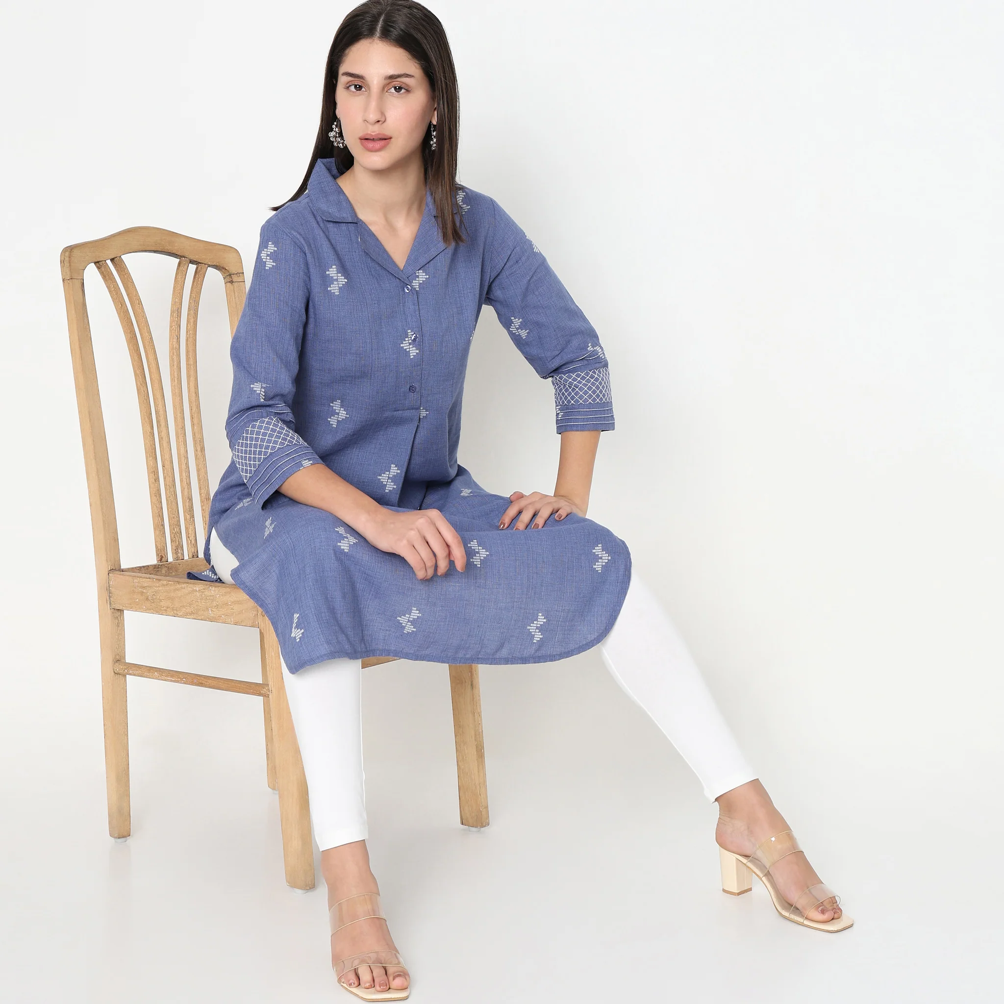 Flare Fit Printed Kurta