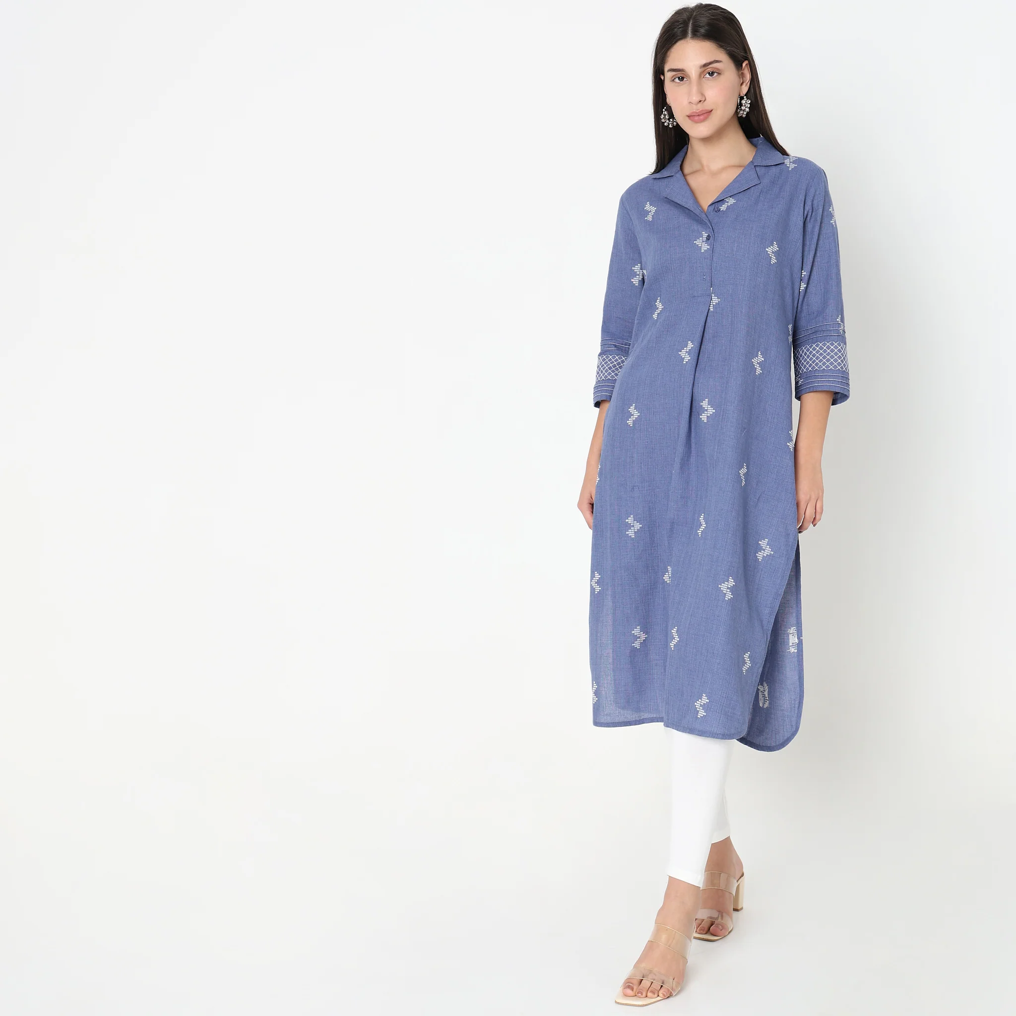 Flare Fit Printed Kurta - Image 2
