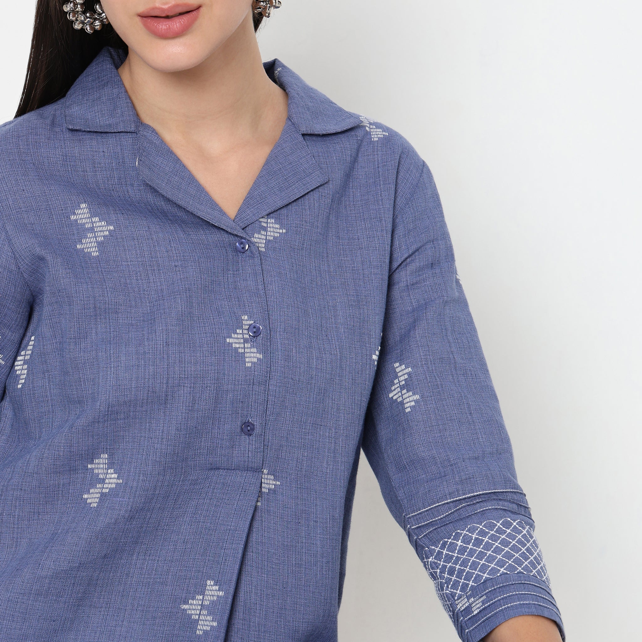 Flare Fit Printed Kurta - Image 5