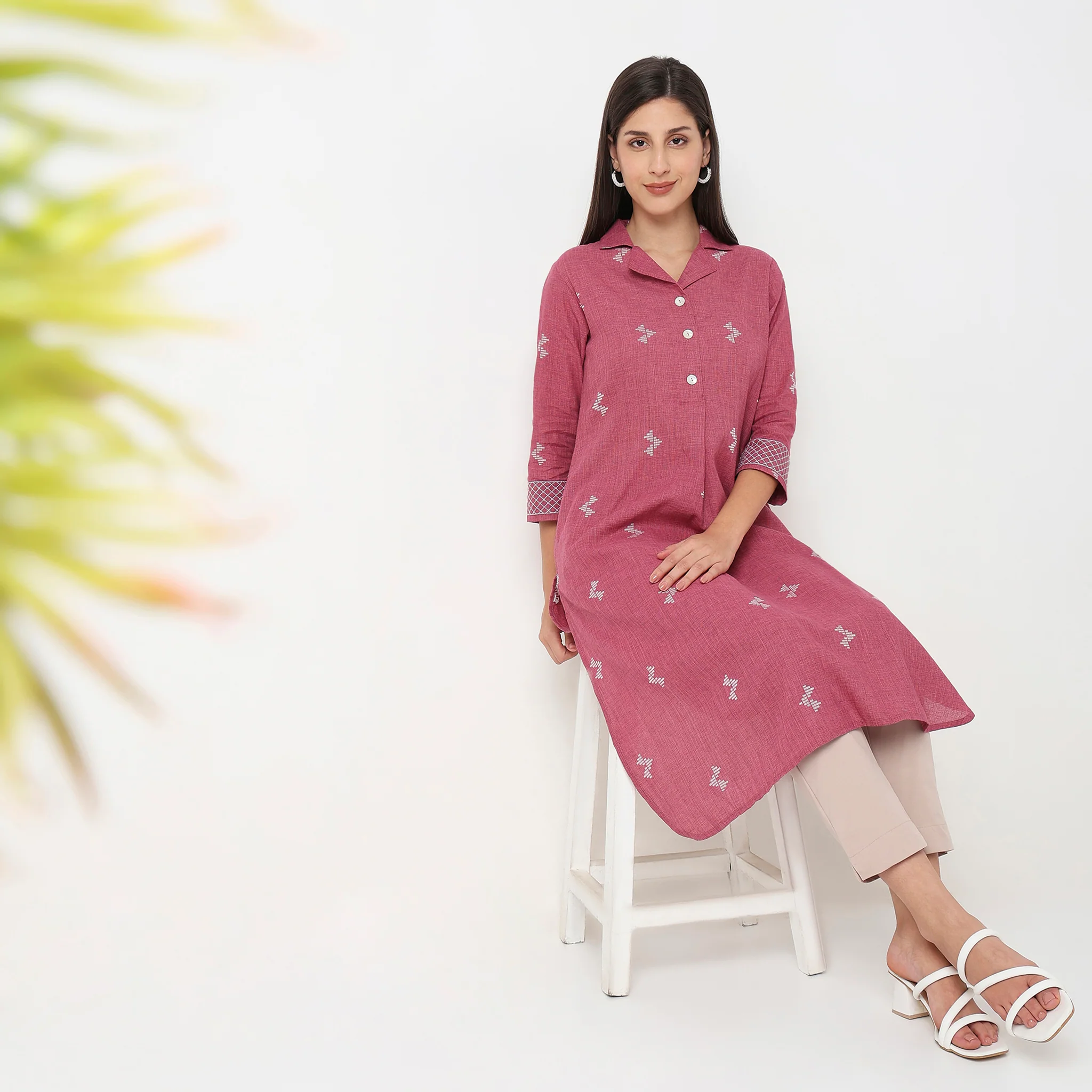 Flare Fit Printed Kurta - Image 6