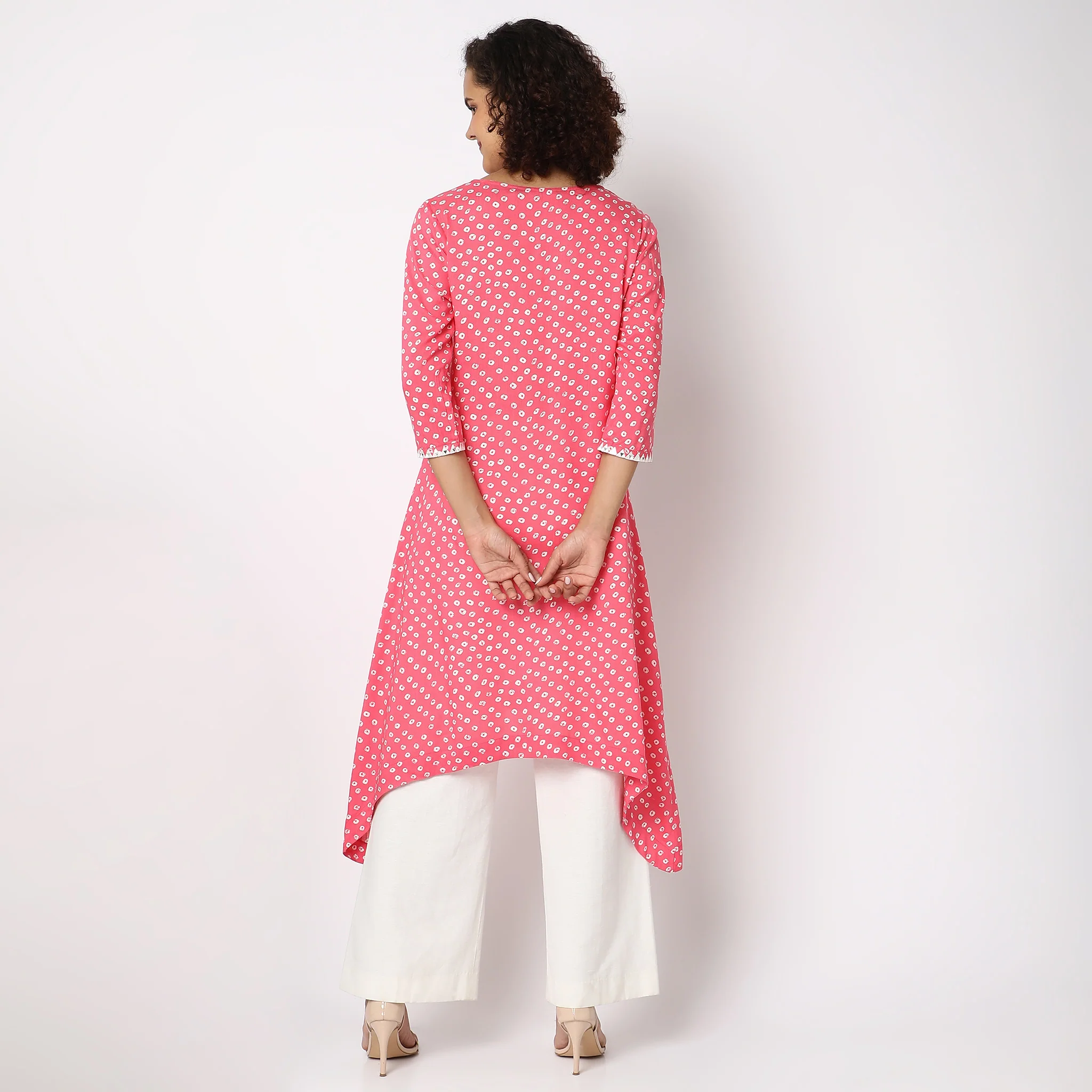 Flare Fit Printed Kurta - Image 8