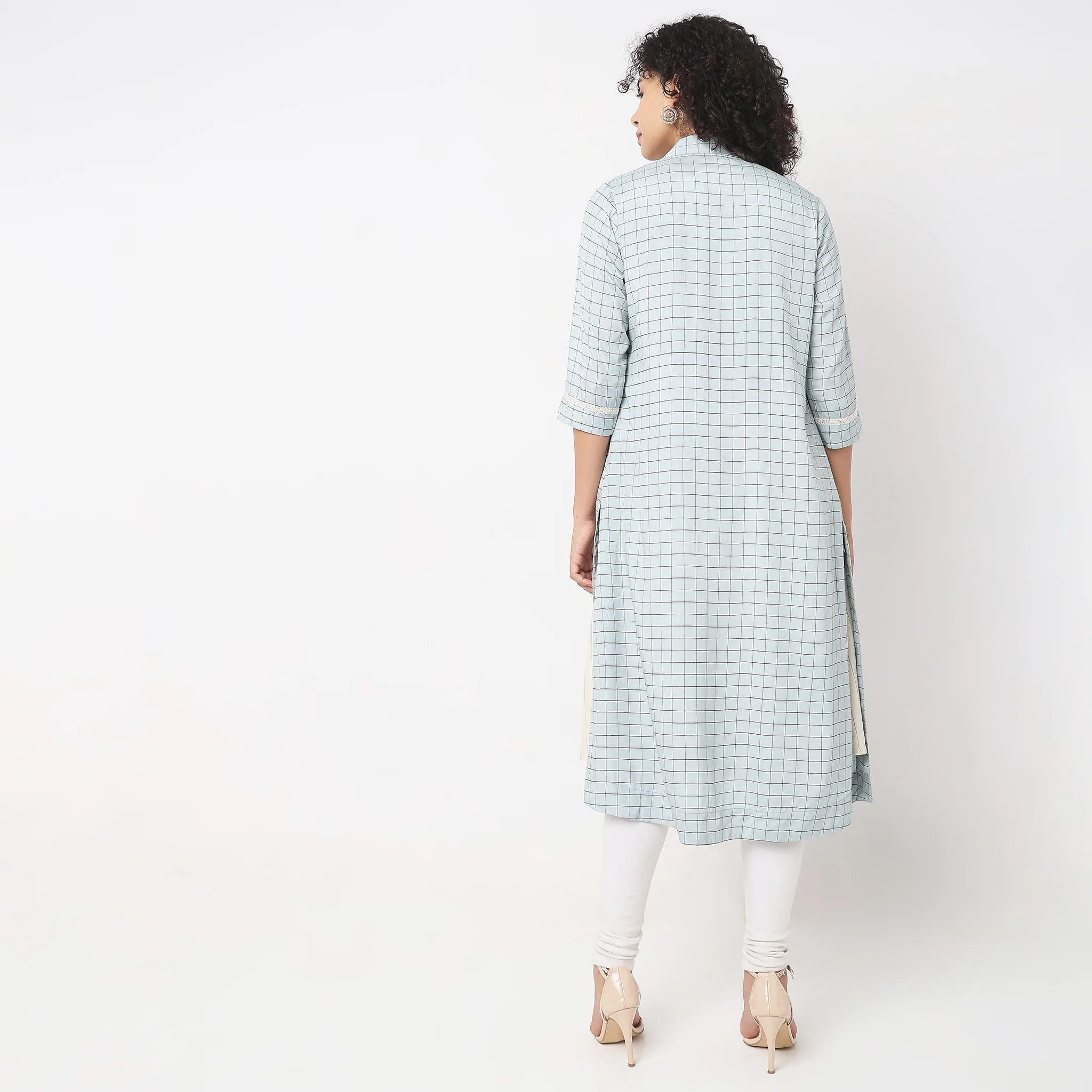 Flare Fit Printed Kurta - Image 3