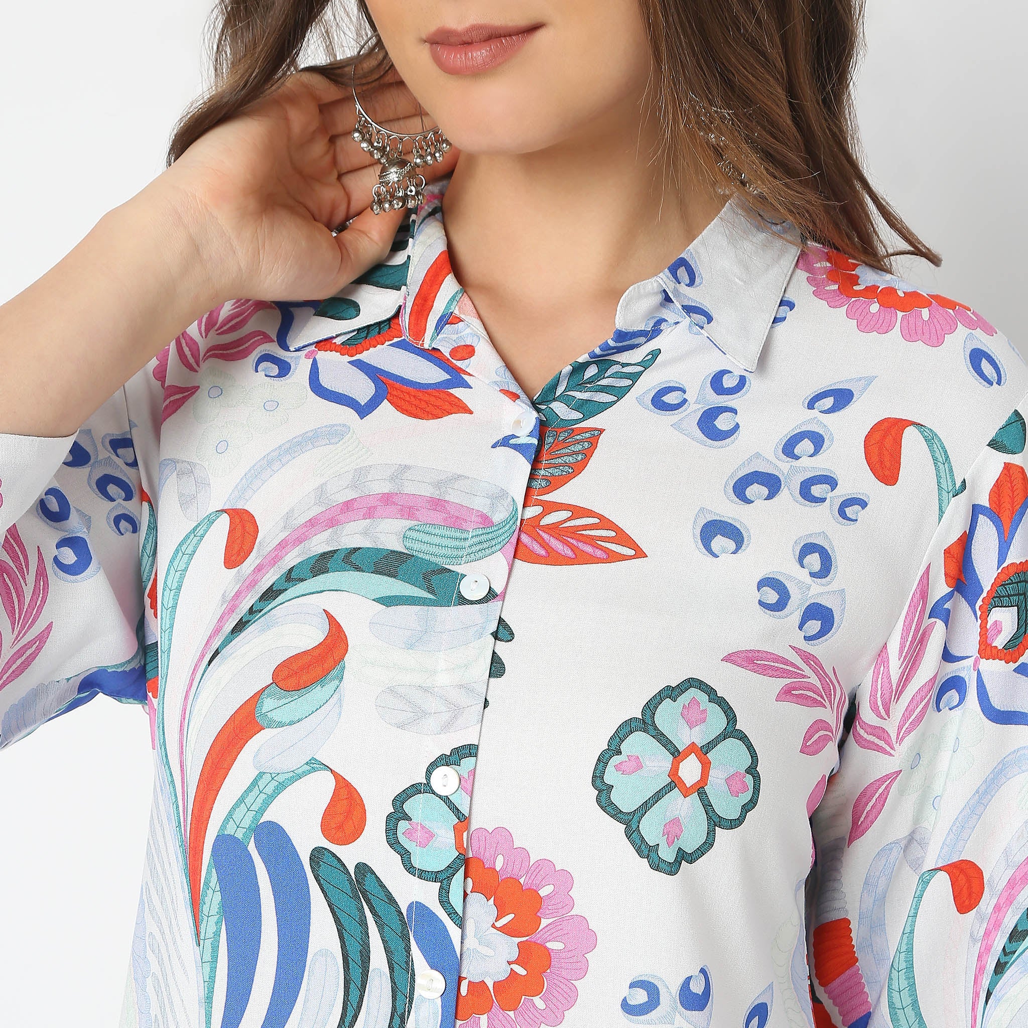 Flare Fit Printed Tunic - Image 4