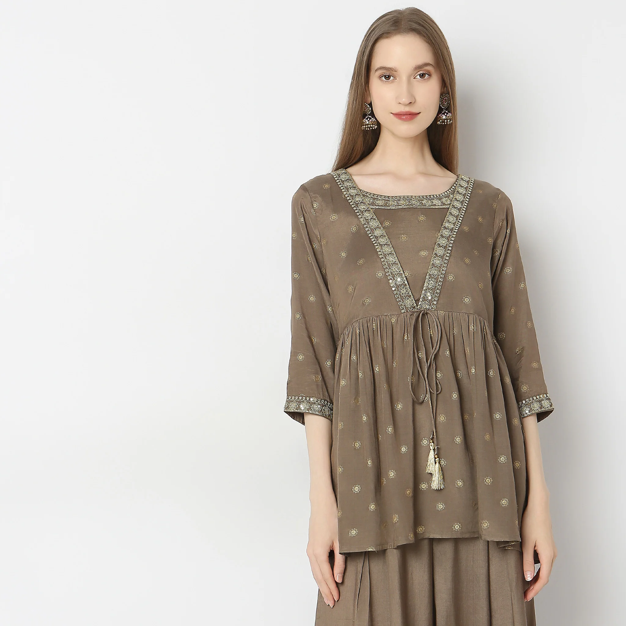 Flare Fit Printed Tunic - Image 2