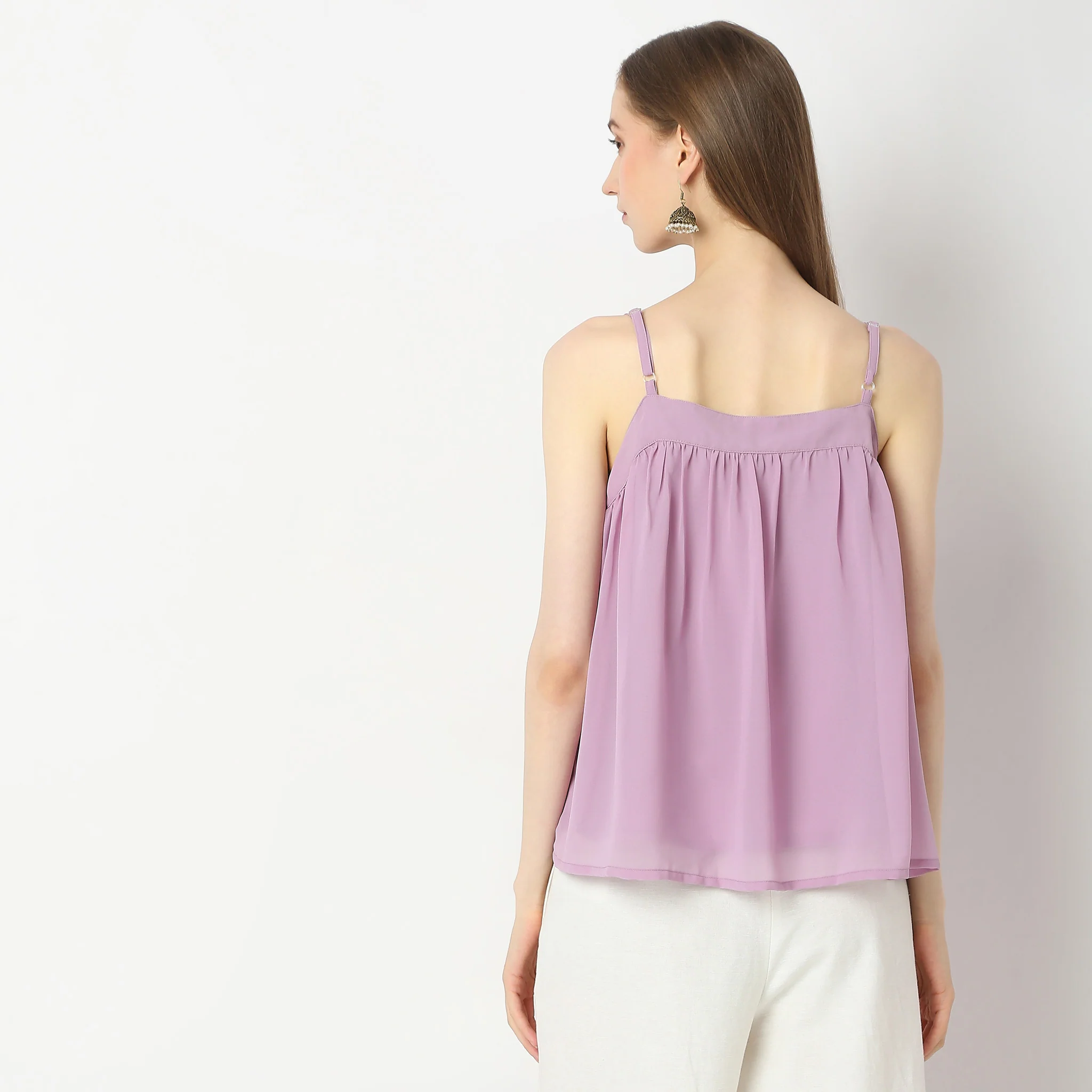Flare Fit Solid Top - Image 3