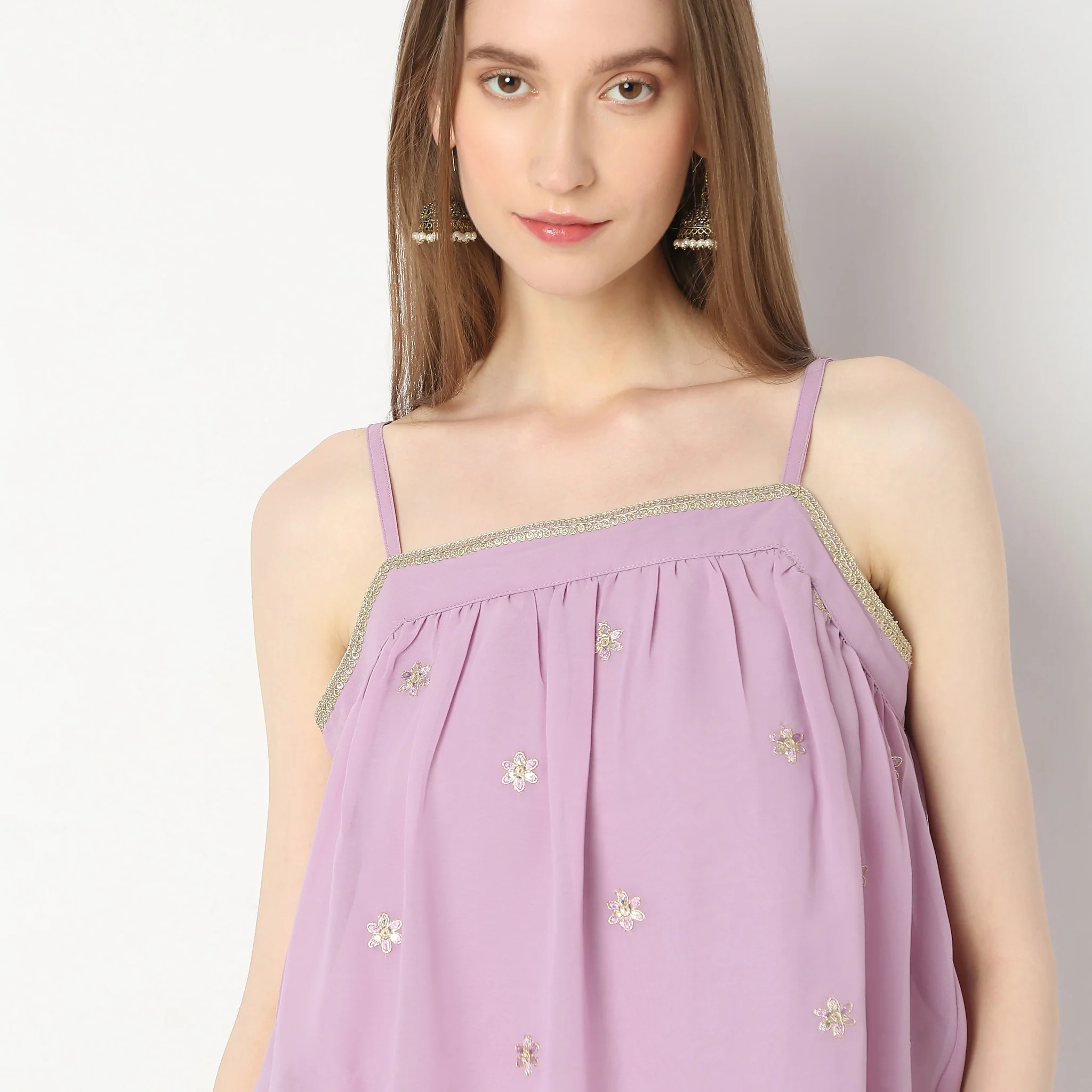 Flare Fit Solid Top - Image 4