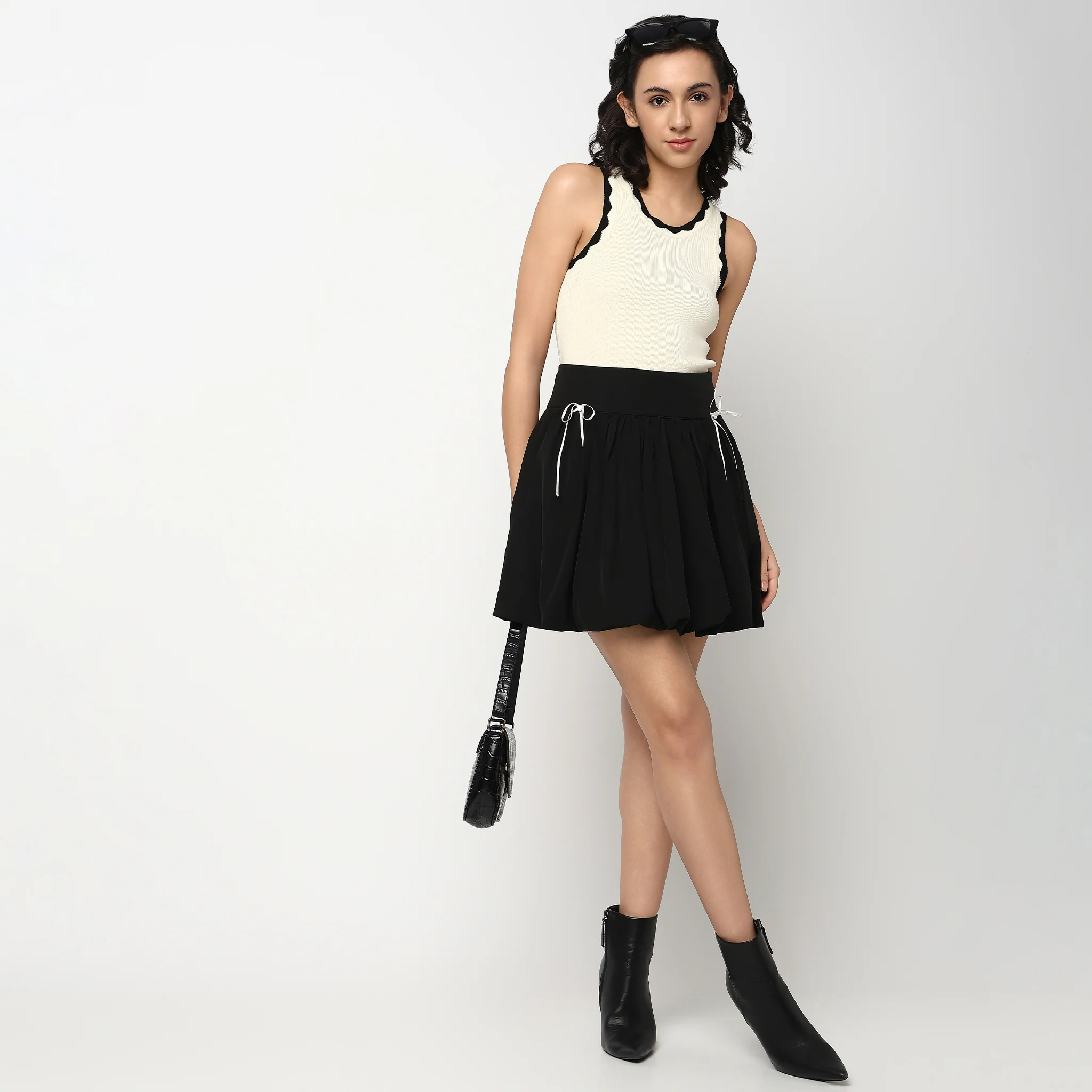 Flared Bubble Skirt