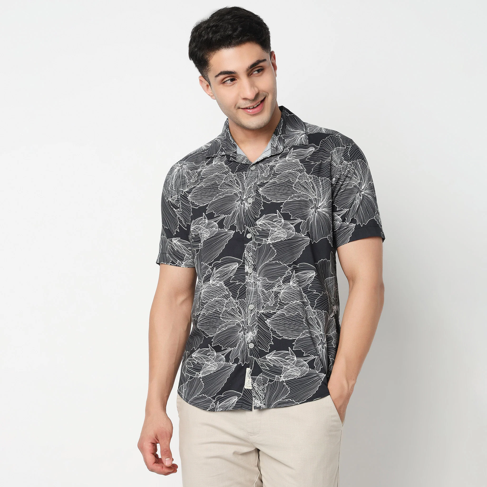 Floral Half Sleeve Retreat Shirt - Image 2