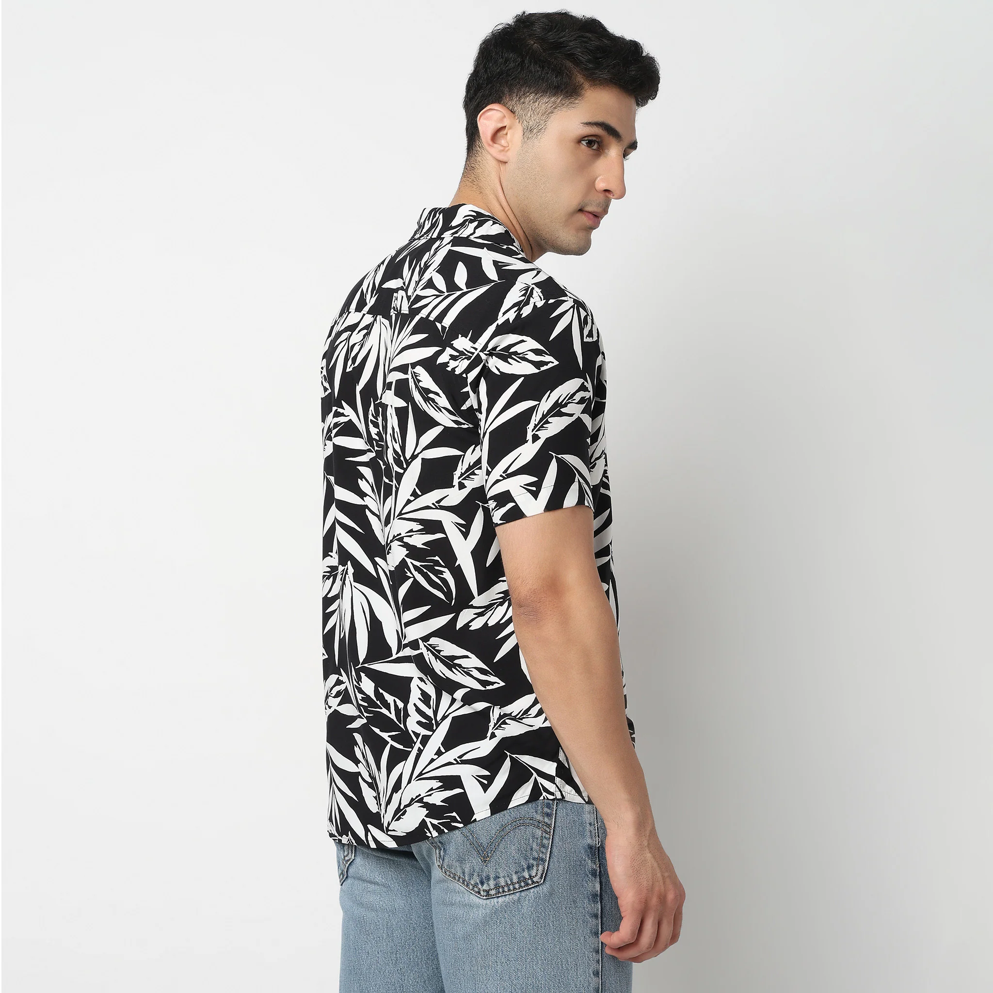 Floral Half Sleeve Retreat Shirt - Image 4