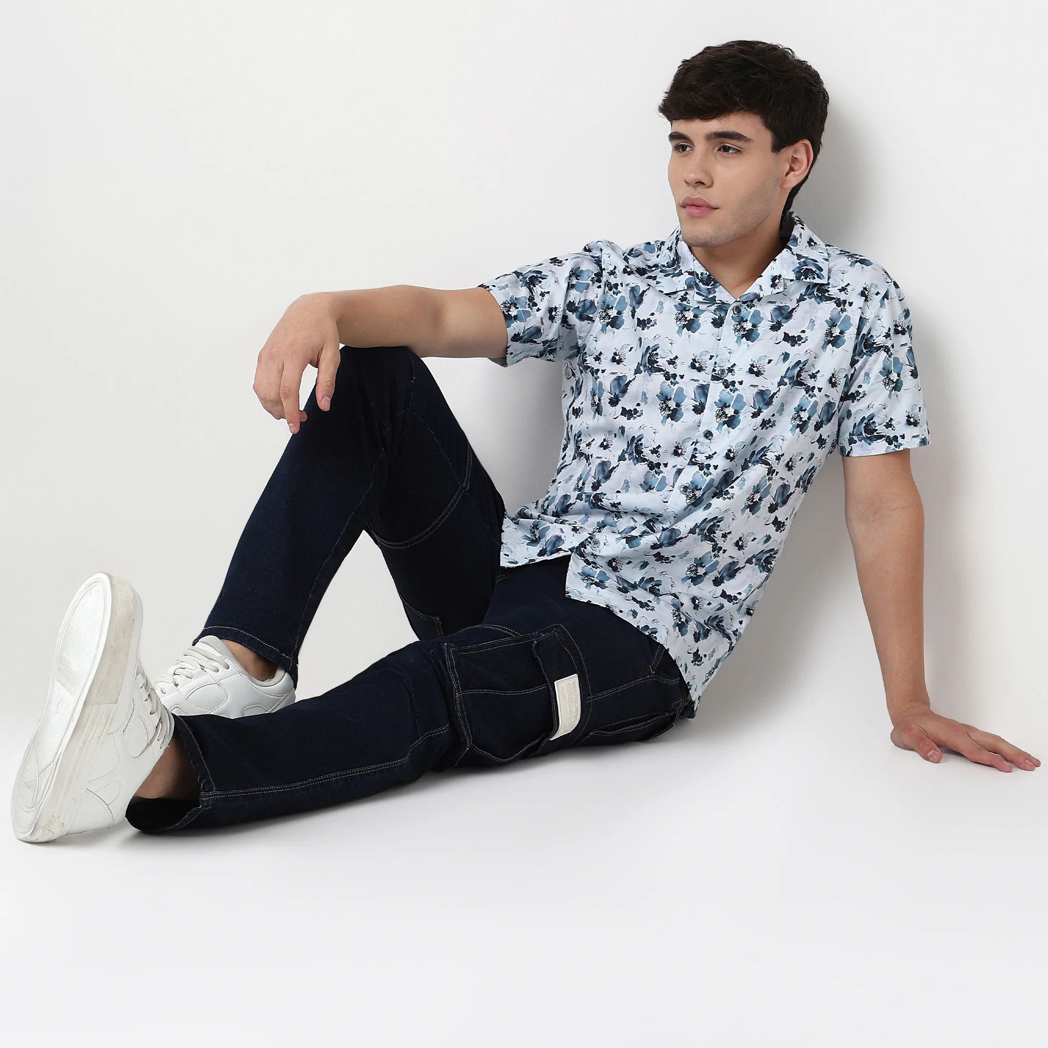 Floral Print Celebration Shirt