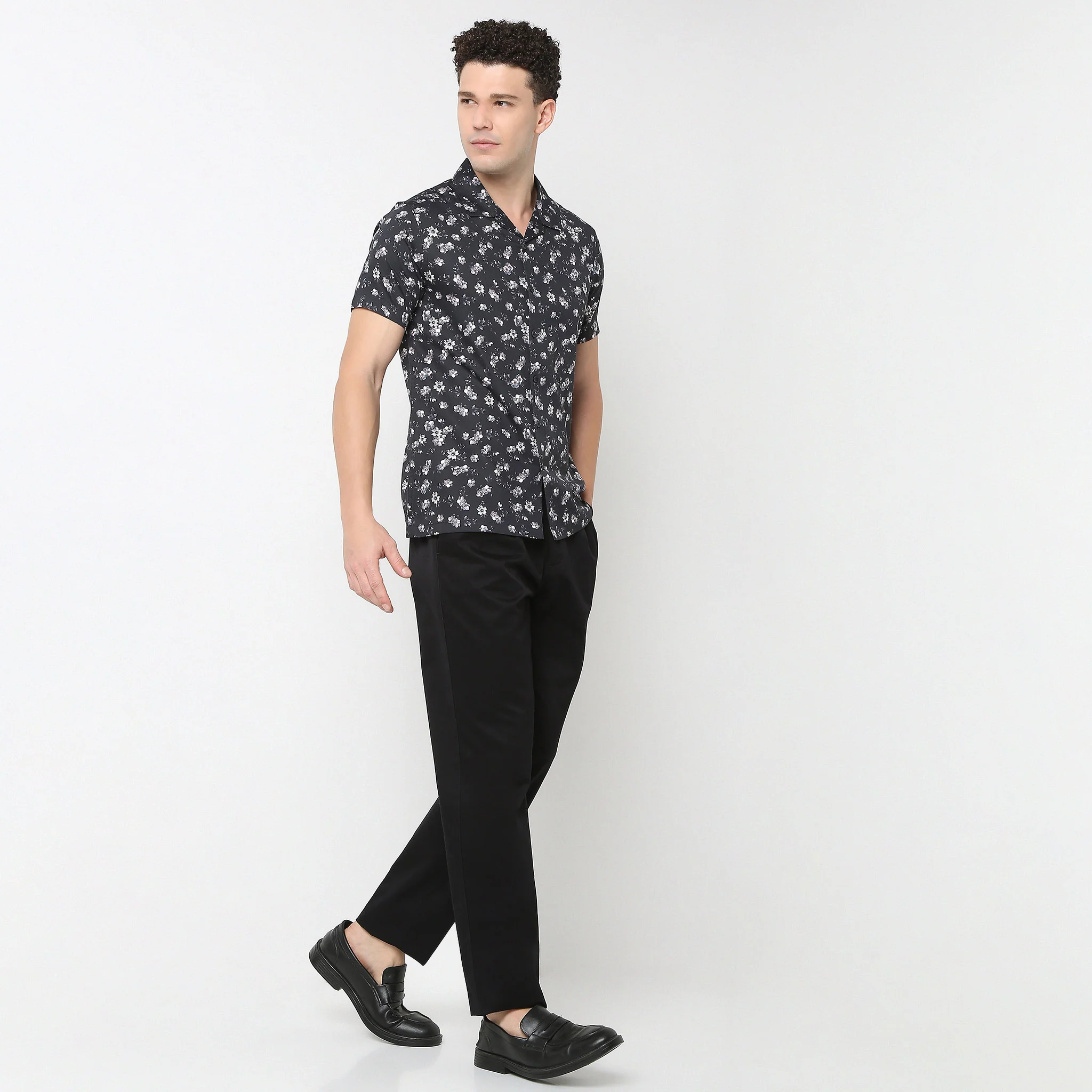 Floral Print Celebration Shirt
