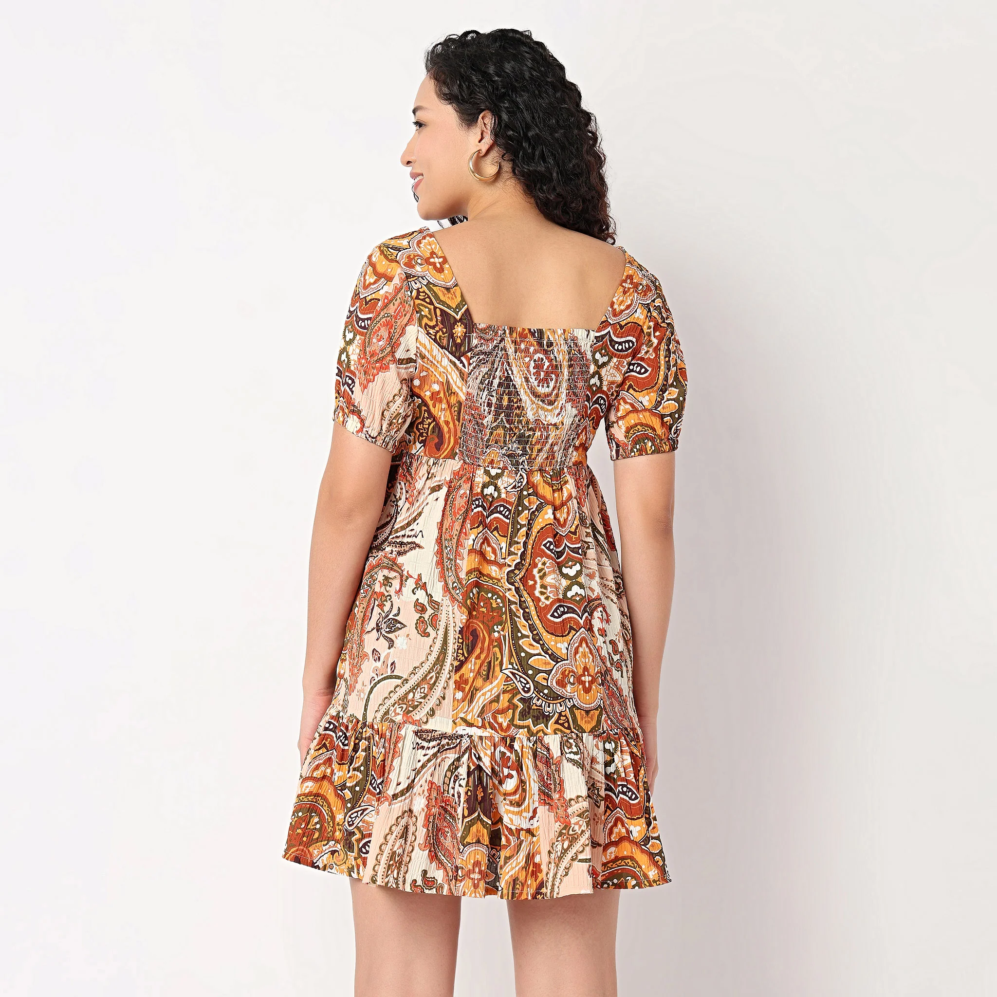 Front Placket Short Dress - Image 3