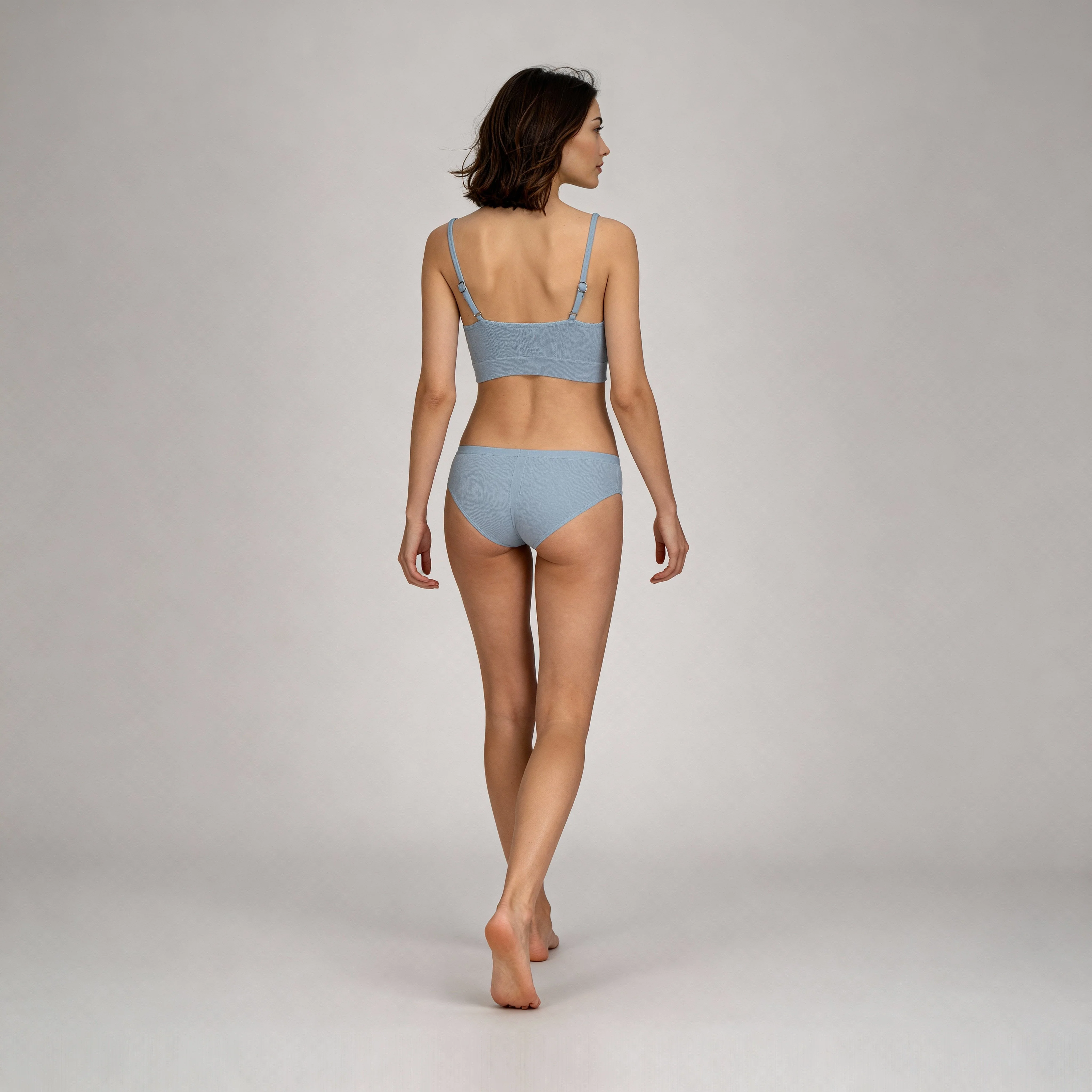 Full Coverage Seamless Beginner Pointelle Bra - Image 10