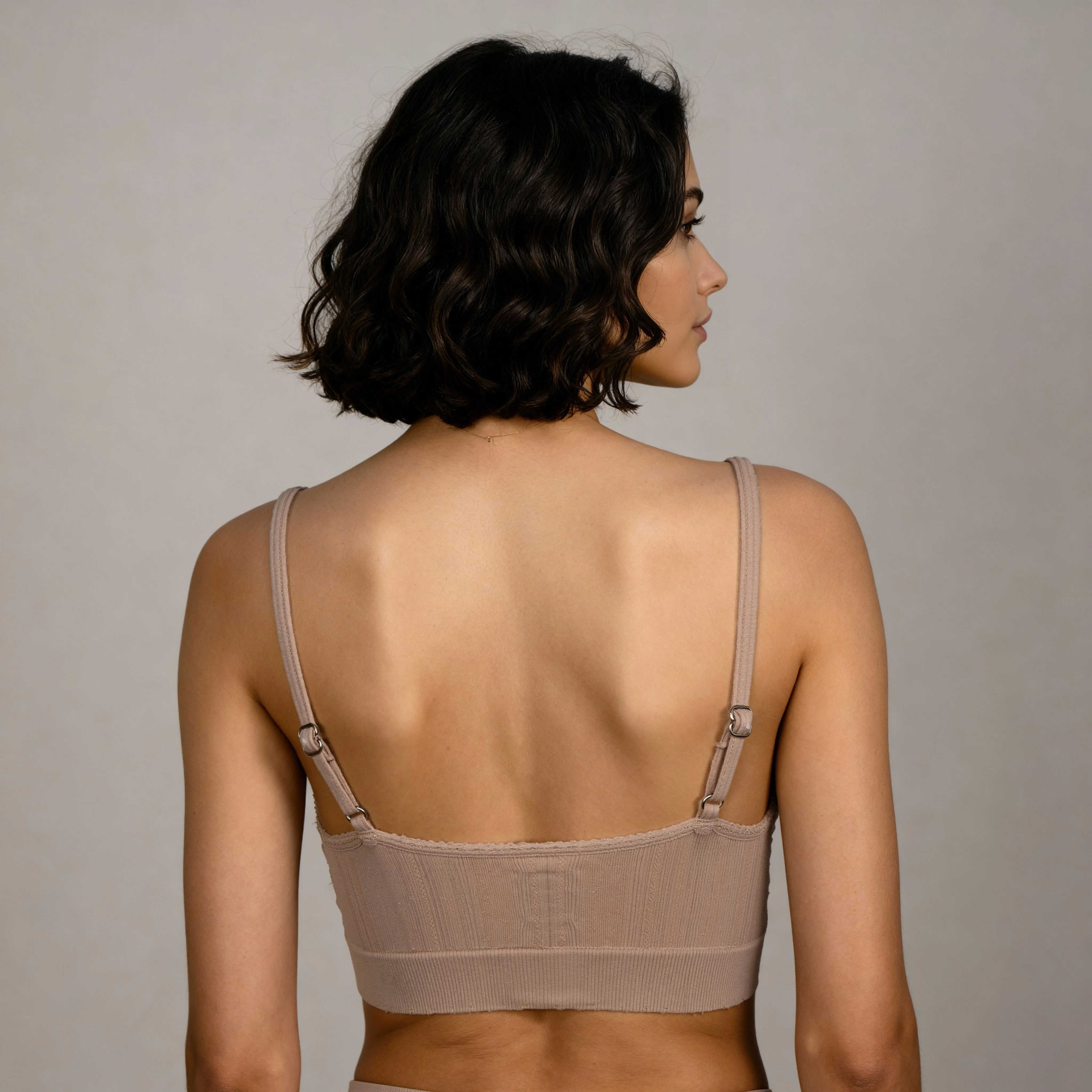 Full Coverage Seamless Beginner Pointelle Bra - Image 3