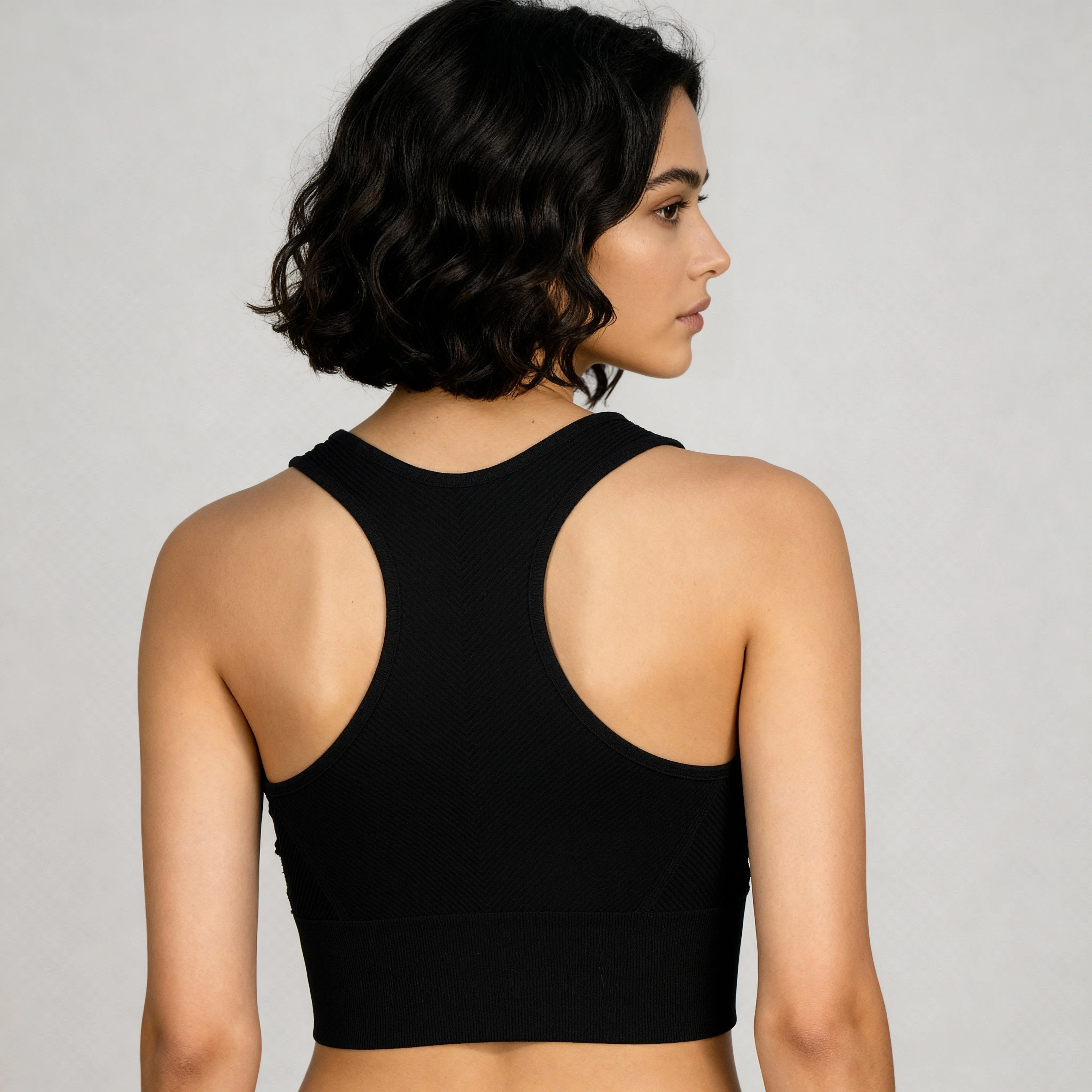 Full Coverage Seamless Racer Back Bra - Image 4