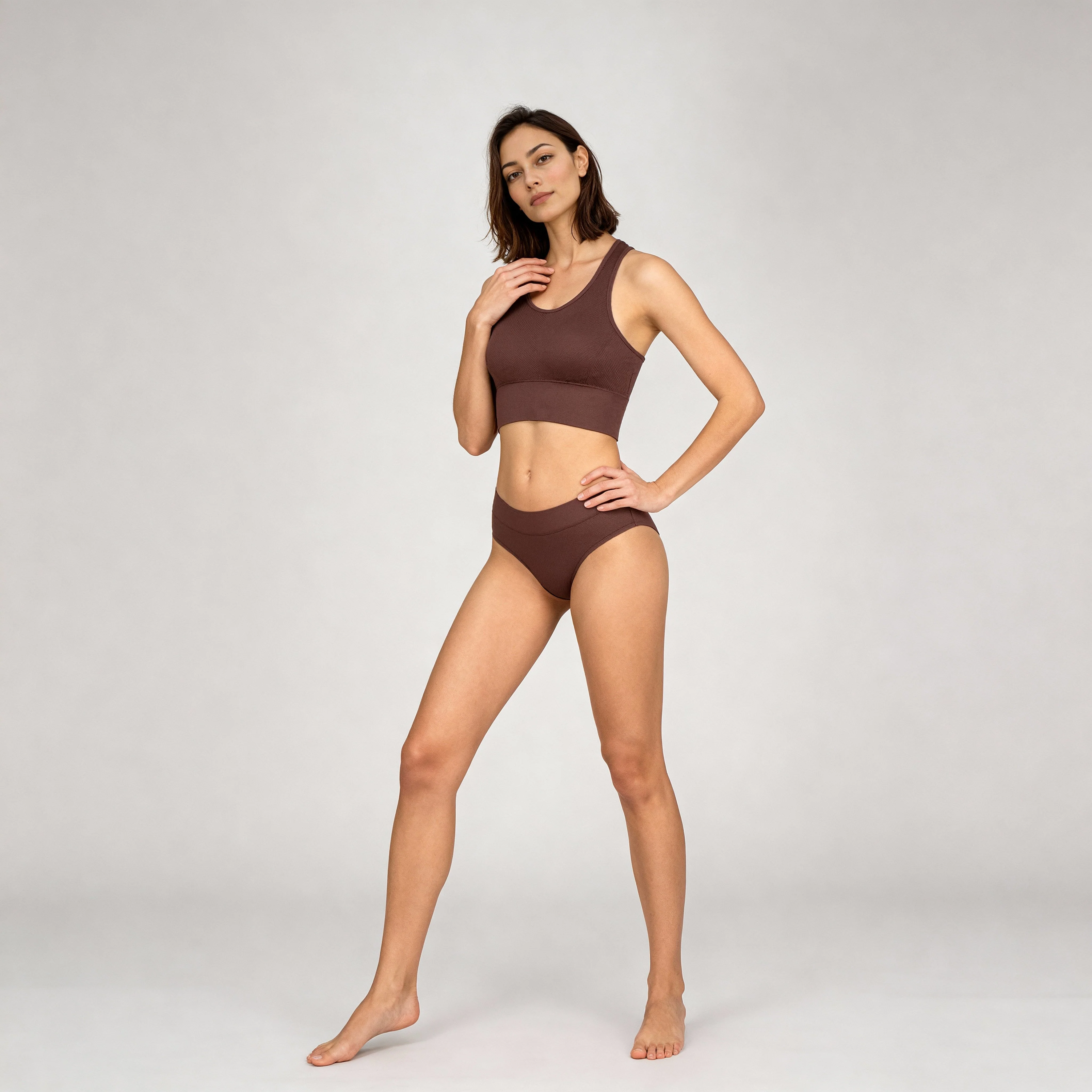 Full Coverage Seamless Racer Back Bra - Image 6