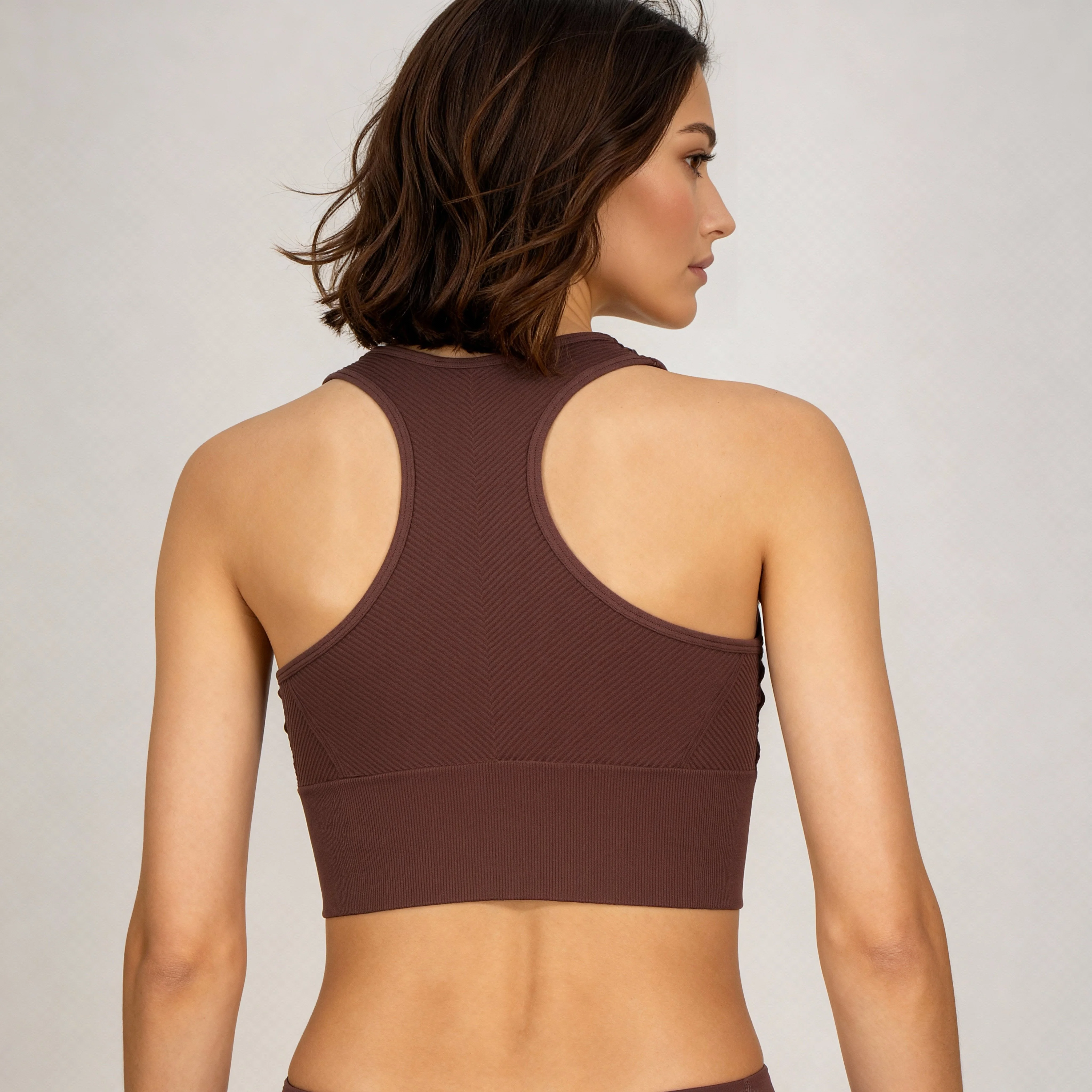 Full Coverage Seamless Racer Back Bra - Image 8