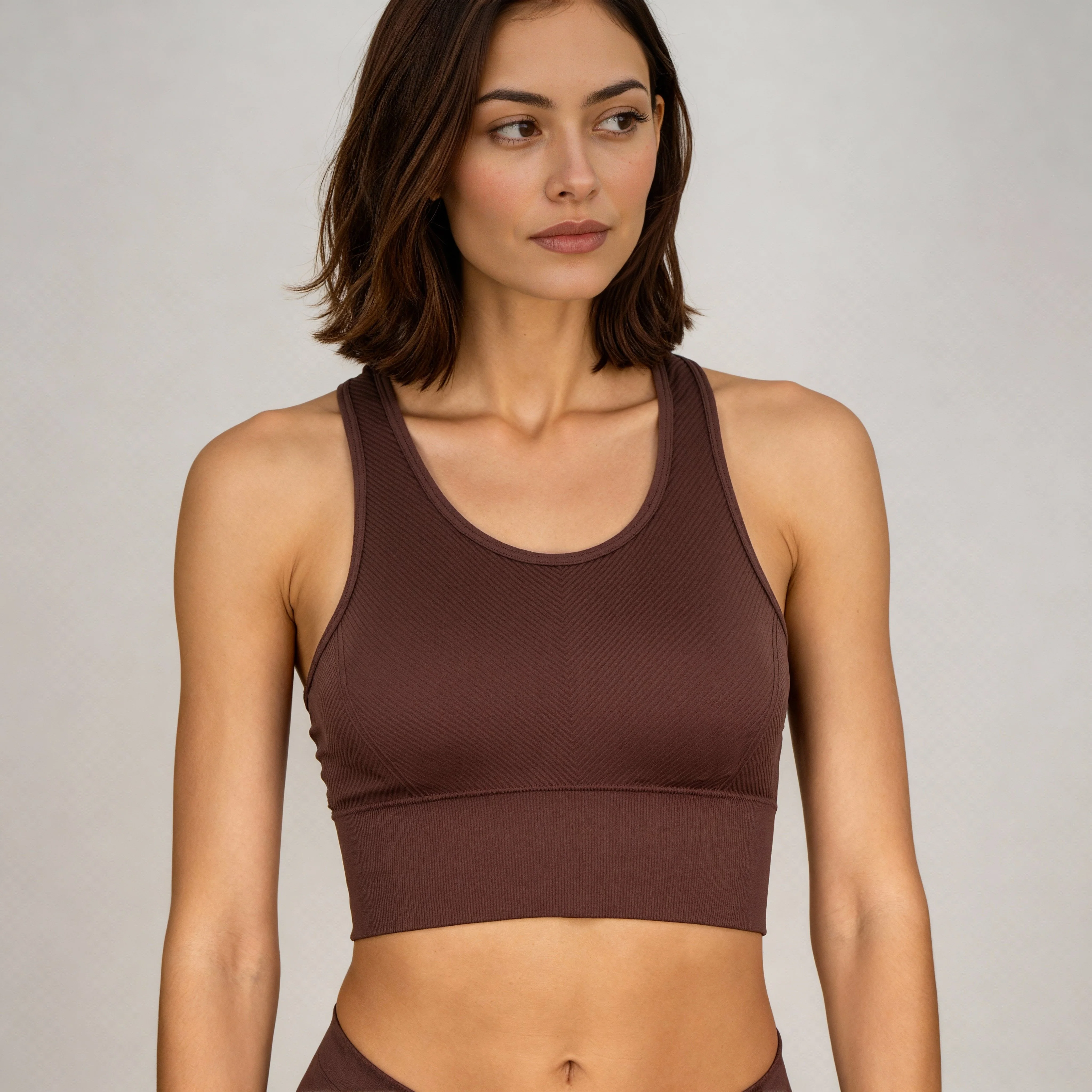 Full Coverage Seamless Racer Back Bra - Image 9