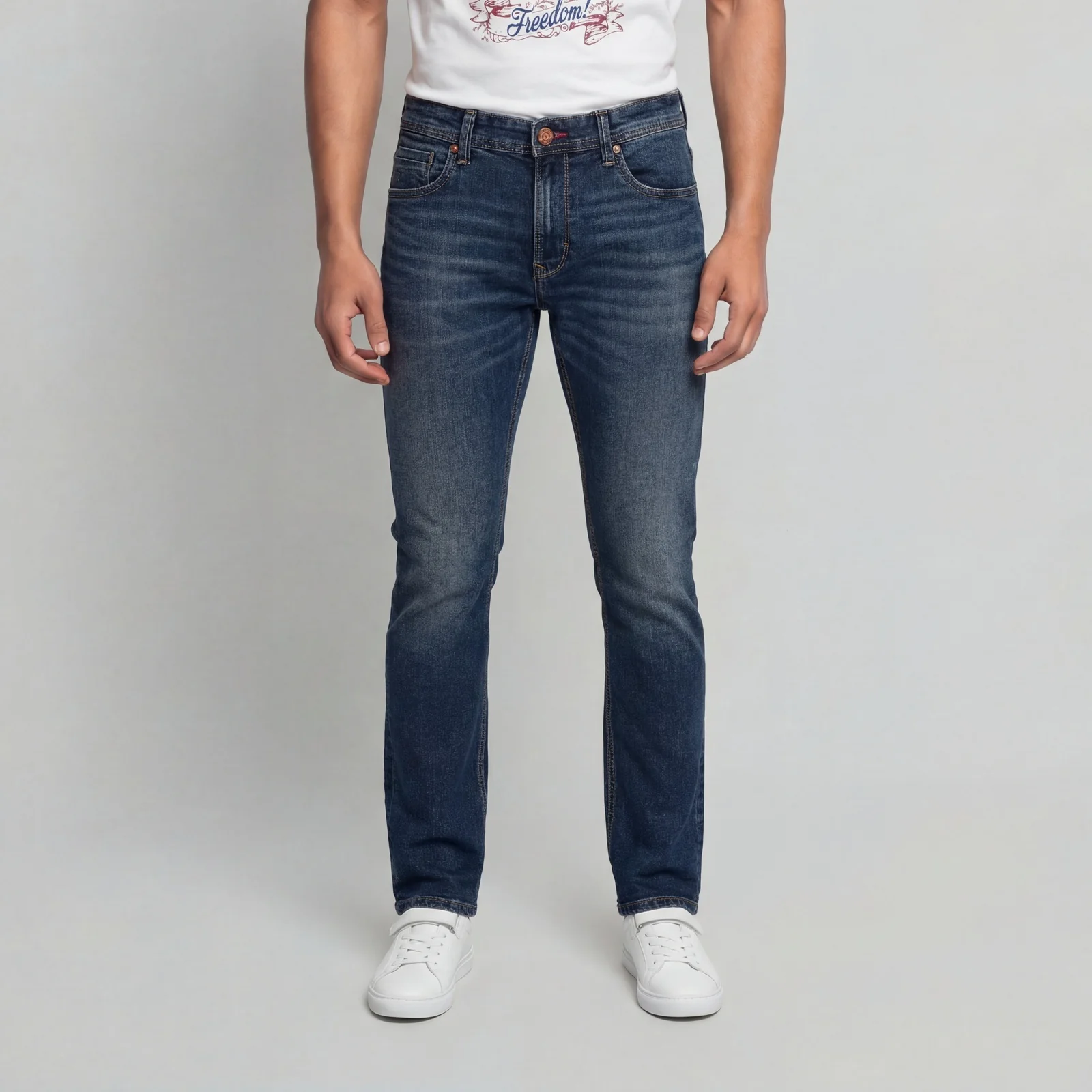 Full Length Flare Fit Jeans - Image 2