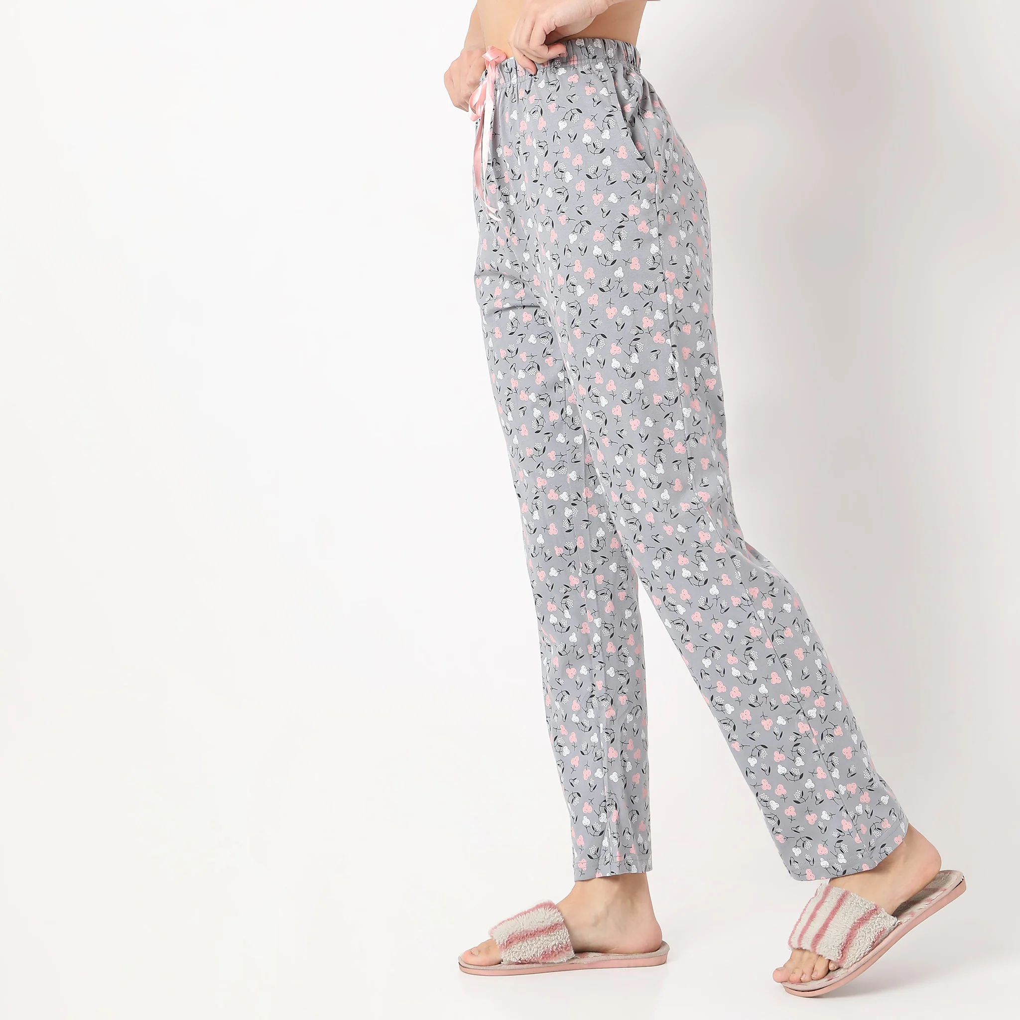 Full Length Floral Core Lounge Pyjamas - Image 5