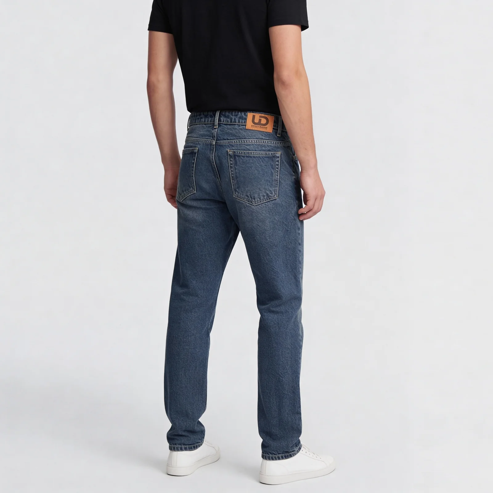 Full Length Stone Washed Jeans - Image 13