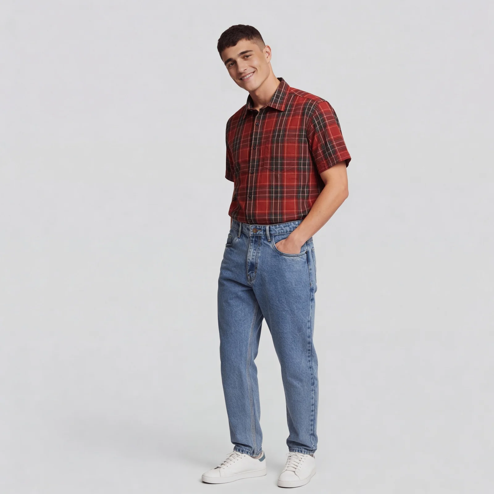 Full Length Stone Washed Jeans - Image 6