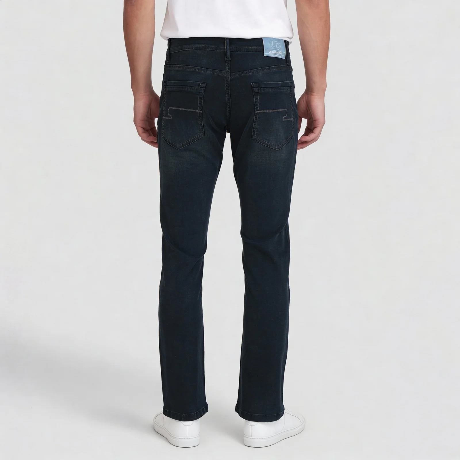 Full Length Woven Relaxed Fit Jeans - Image 3