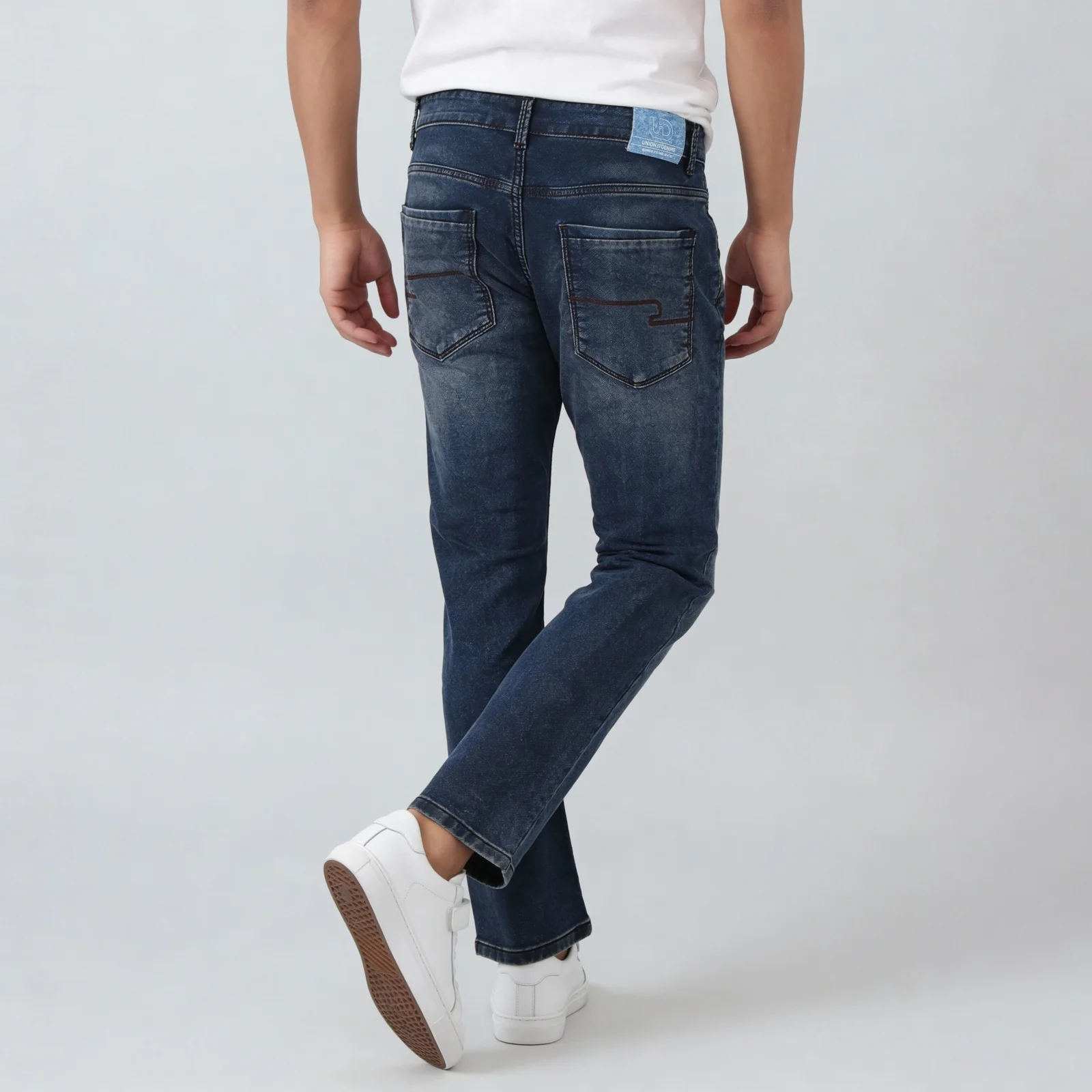 Full Length Woven Relaxed Fit Jeans - Image 3