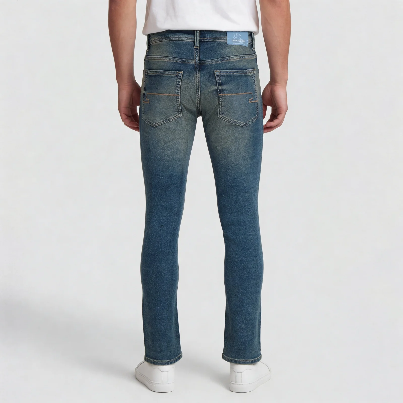 Full Length Woven Relaxed Fit Jeans - Image 3