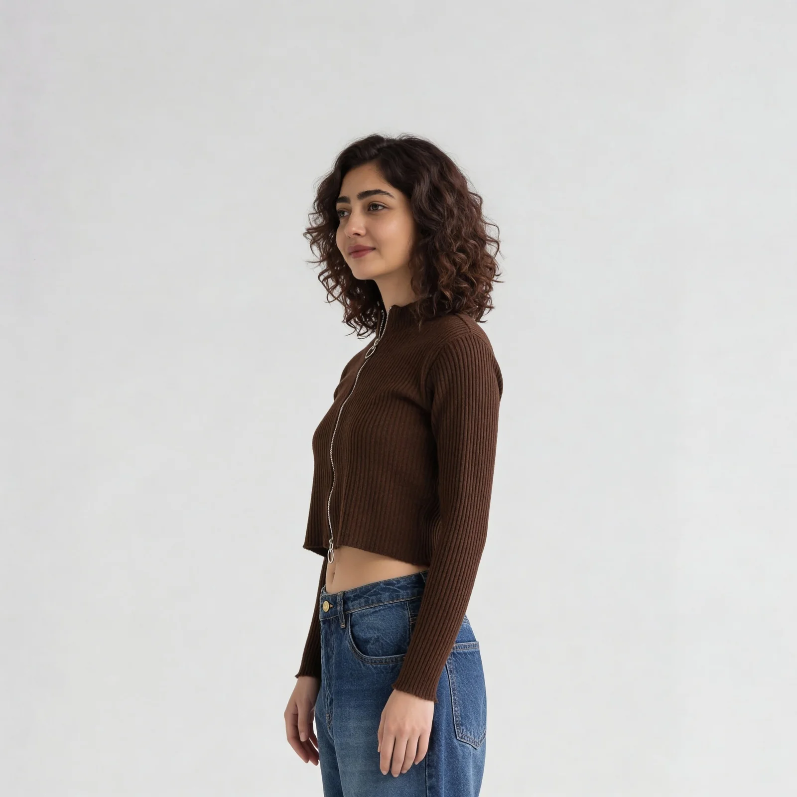 Full Sleeve Flat Knit Top - Image 10
