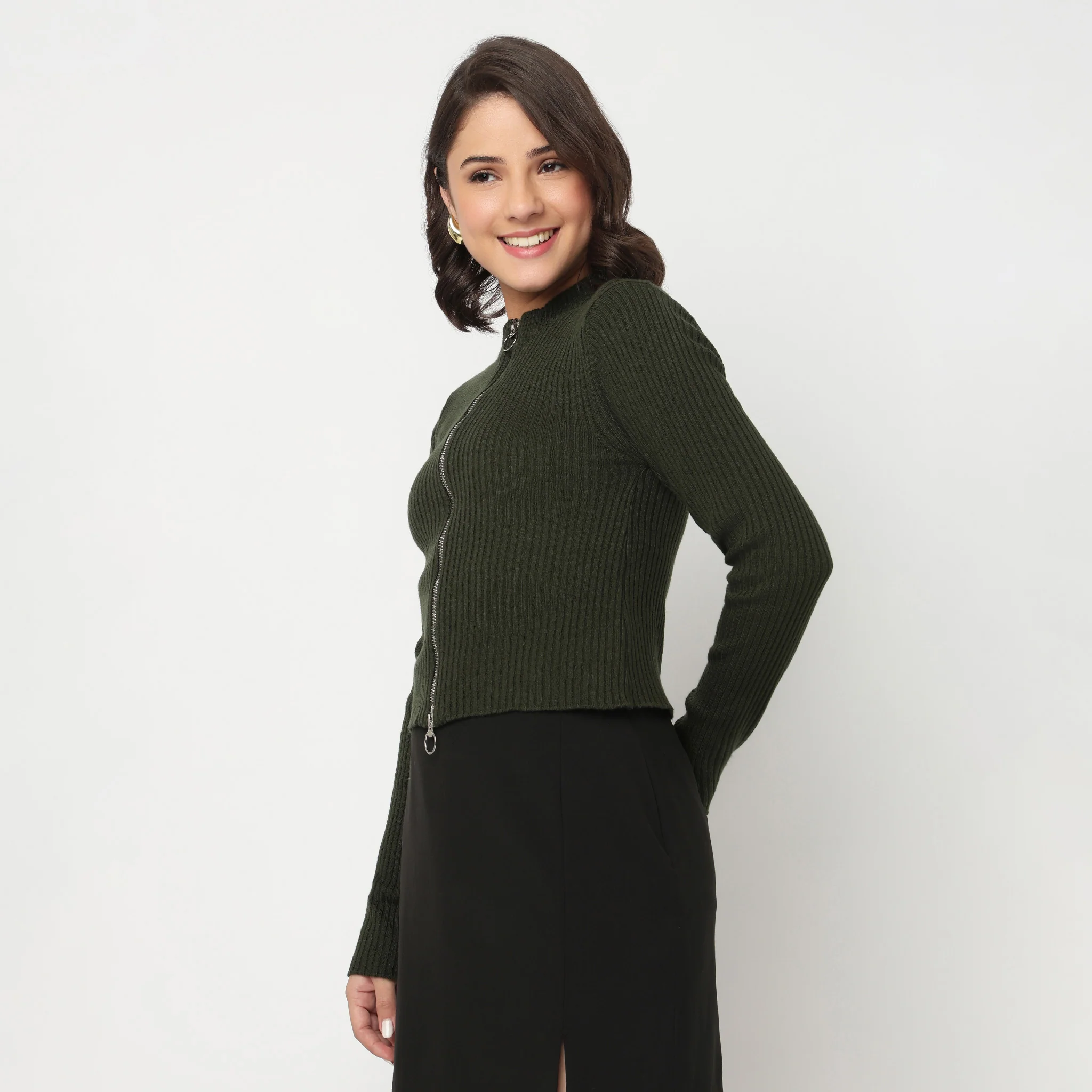 Full Sleeve Flat Knit Top - Image 5