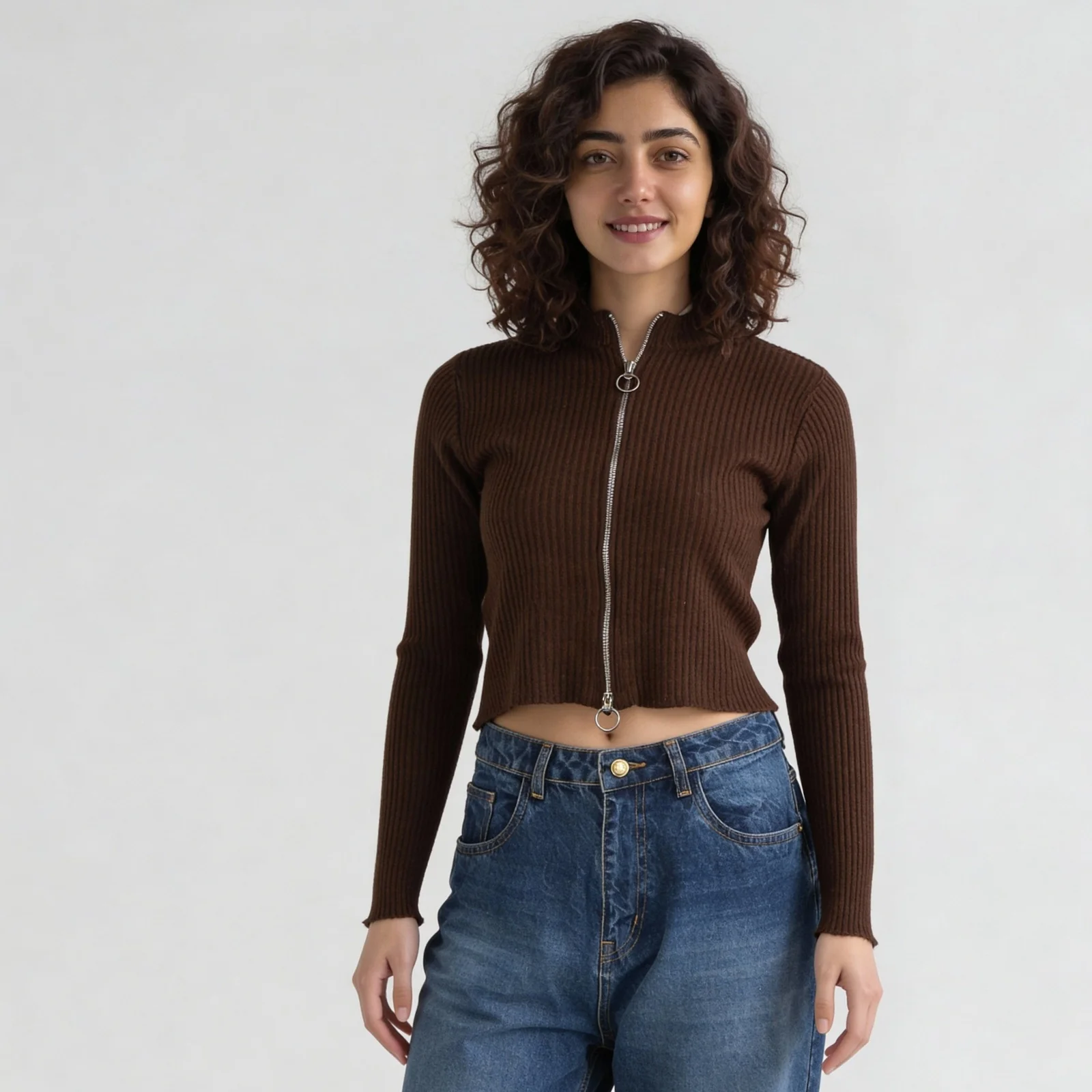 Full Sleeve Flat Knit Top - Image 7