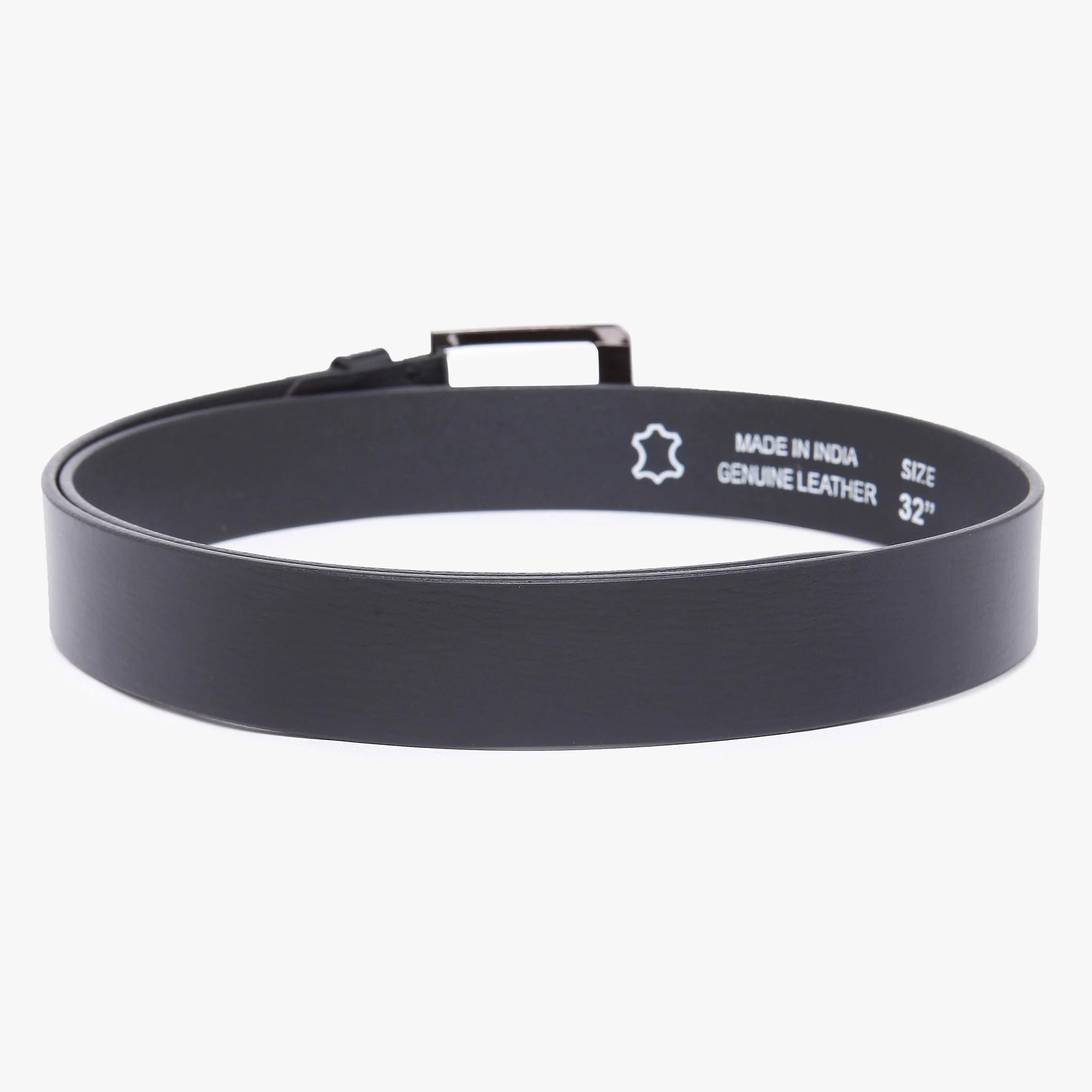 Men Genuine Leather Black Belts - Image 3
