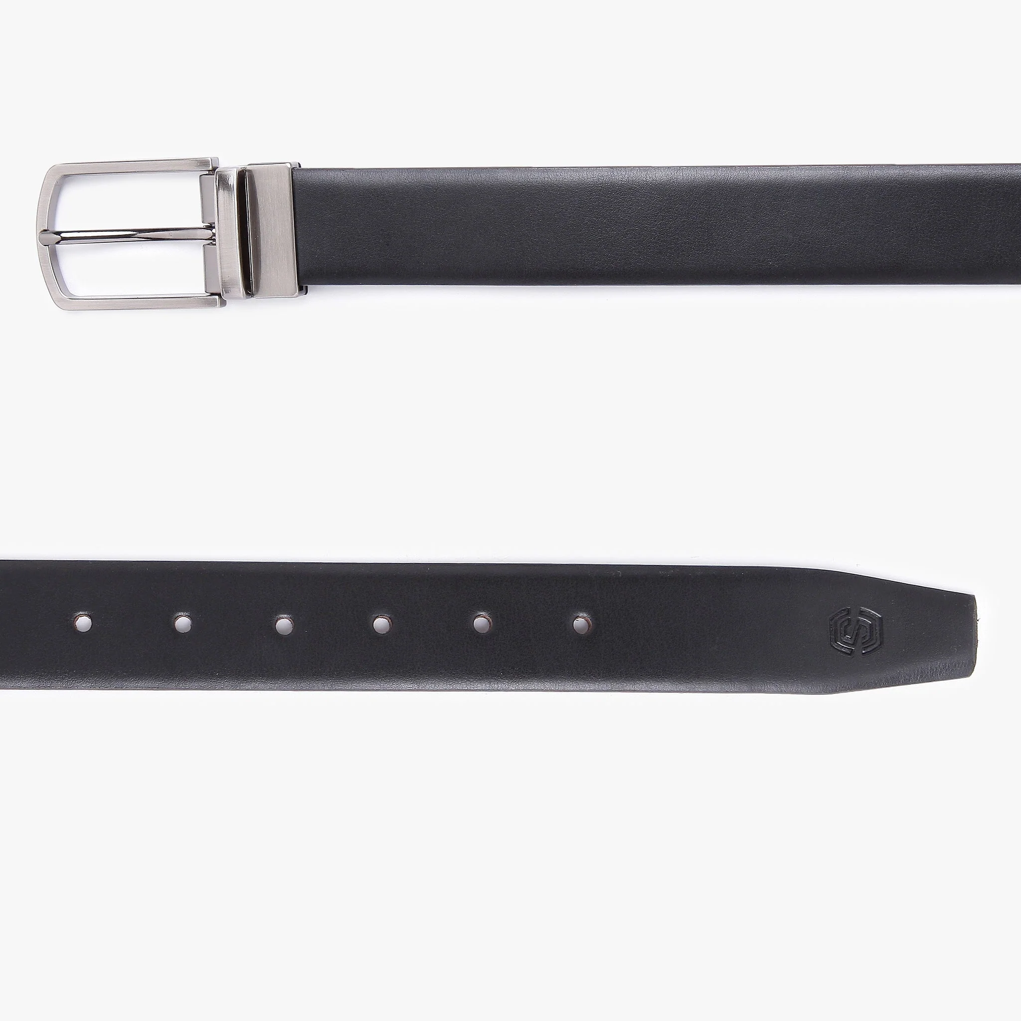 Mens Genuine Leather Black & Brown Belts - Image 2