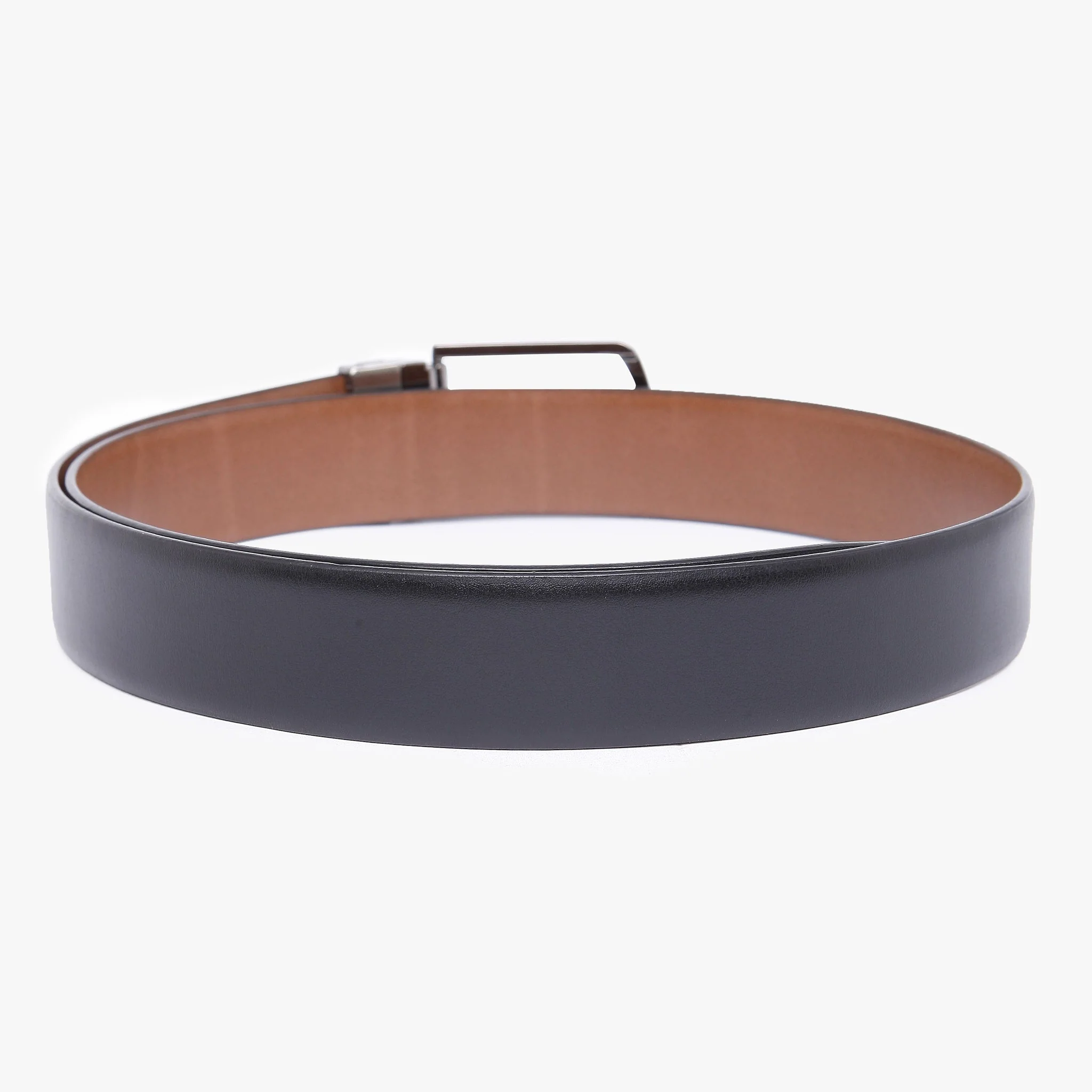 Mens Genuine Leather Black & Brown Belts - Image 3