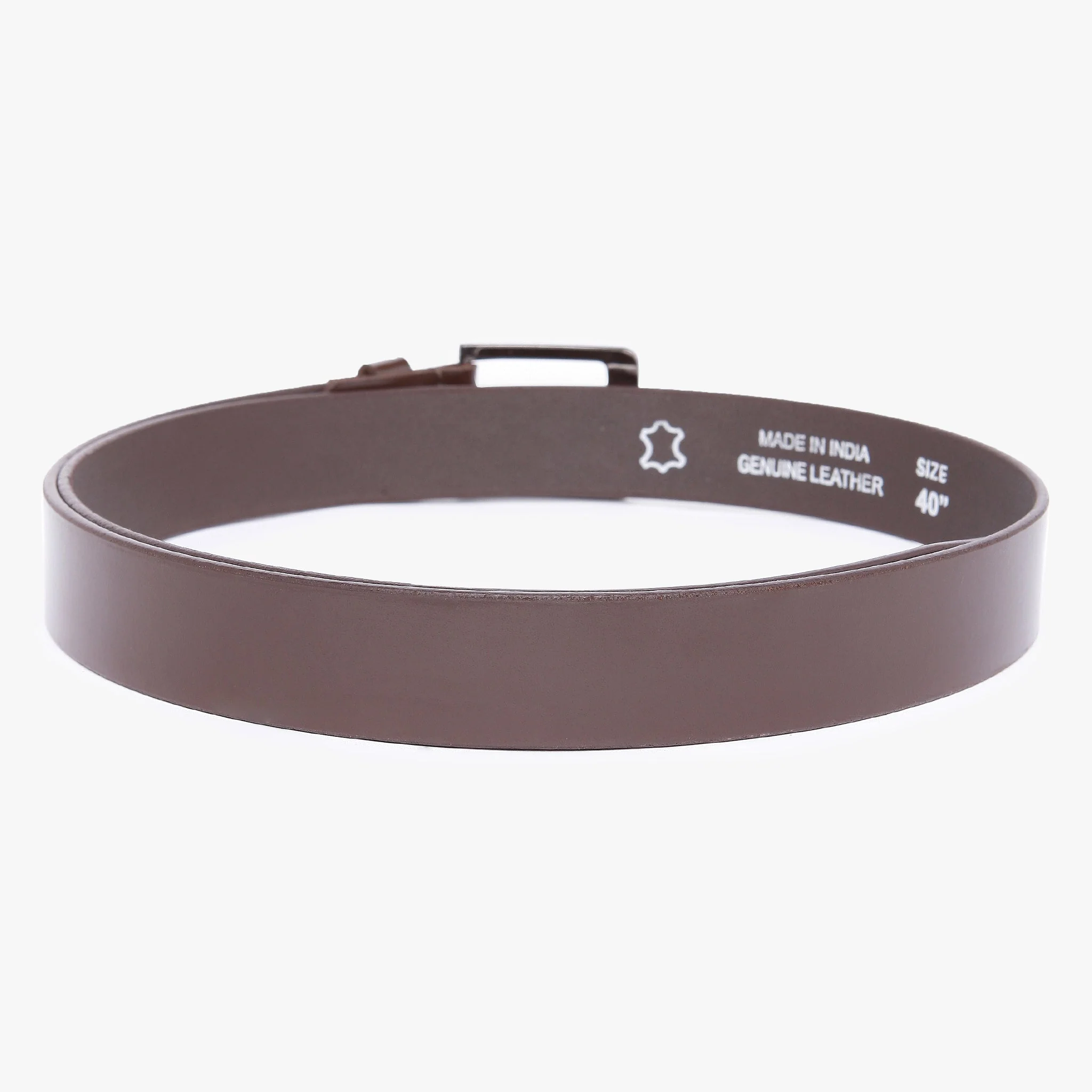 Men Genuine Leather Brown Belts - Image 3