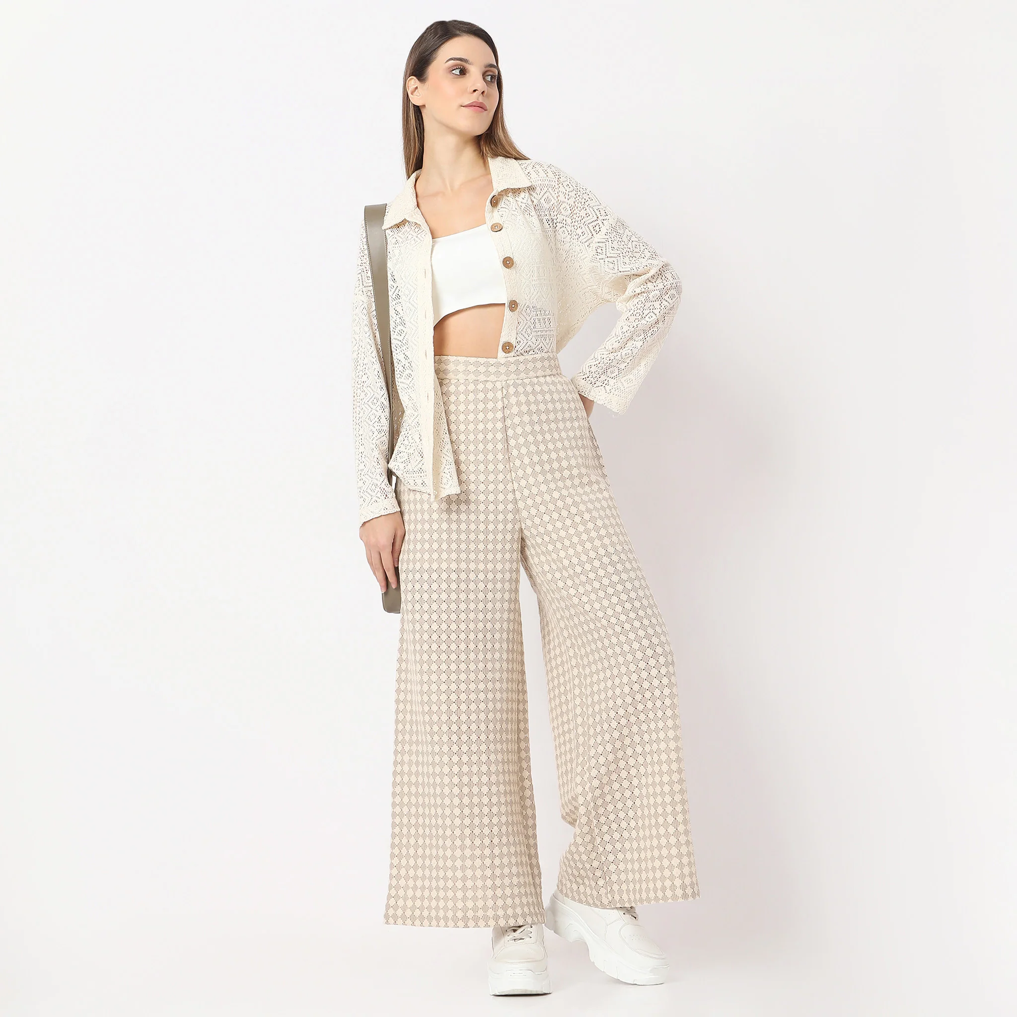 Betty Cotton Trendy Full Length Palazzo