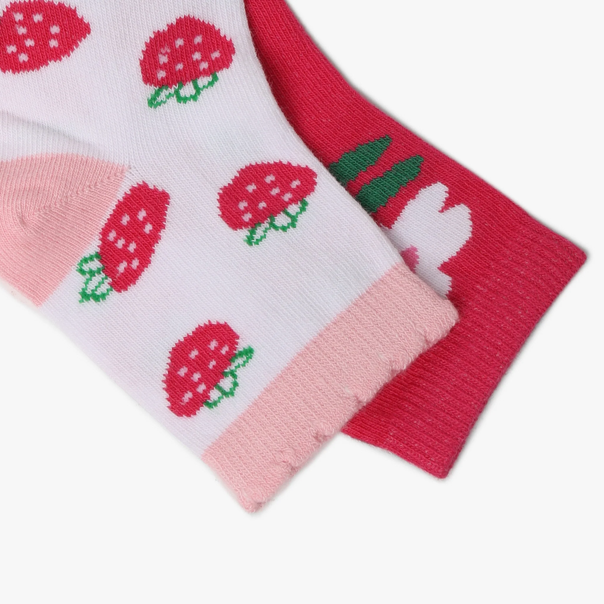 Girls Ankle Length Printed Socks (Pack of 2) - Image 5