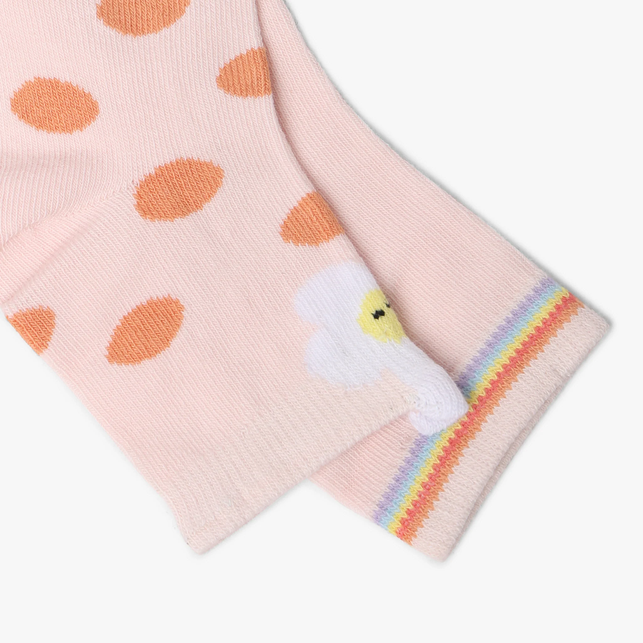 Girls Ankle Length Printed Socks (Pack of 2) - Image 5