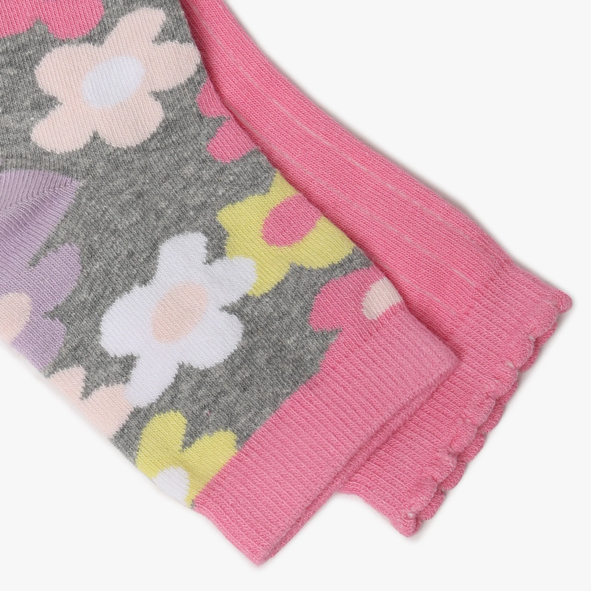 Girls Ankle Length Printed Socks (Pack of 2) - Image 5