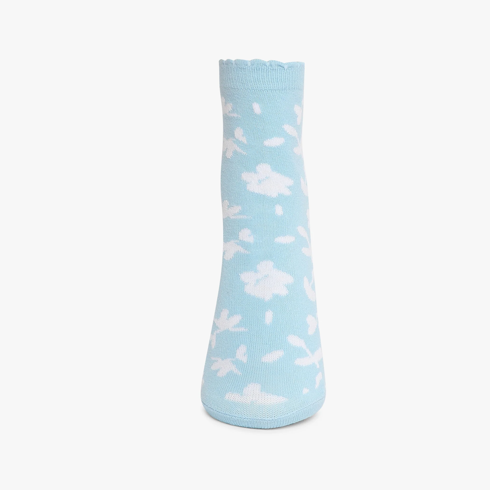 Girls Ankle Length Printed Socks (Pack of 2) - Image 2
