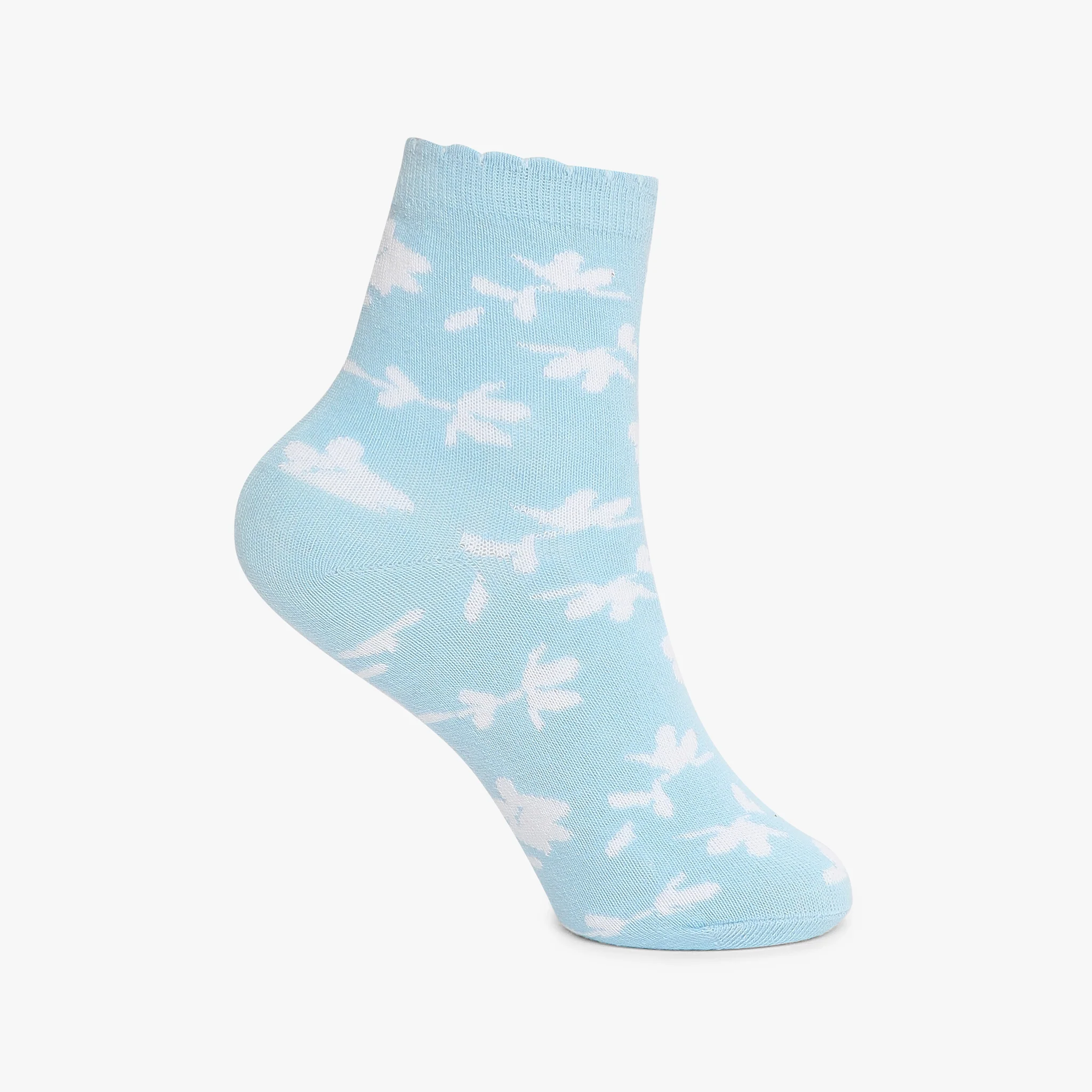 Girls Ankle Length Printed Socks (Pack of 2) - Image 4