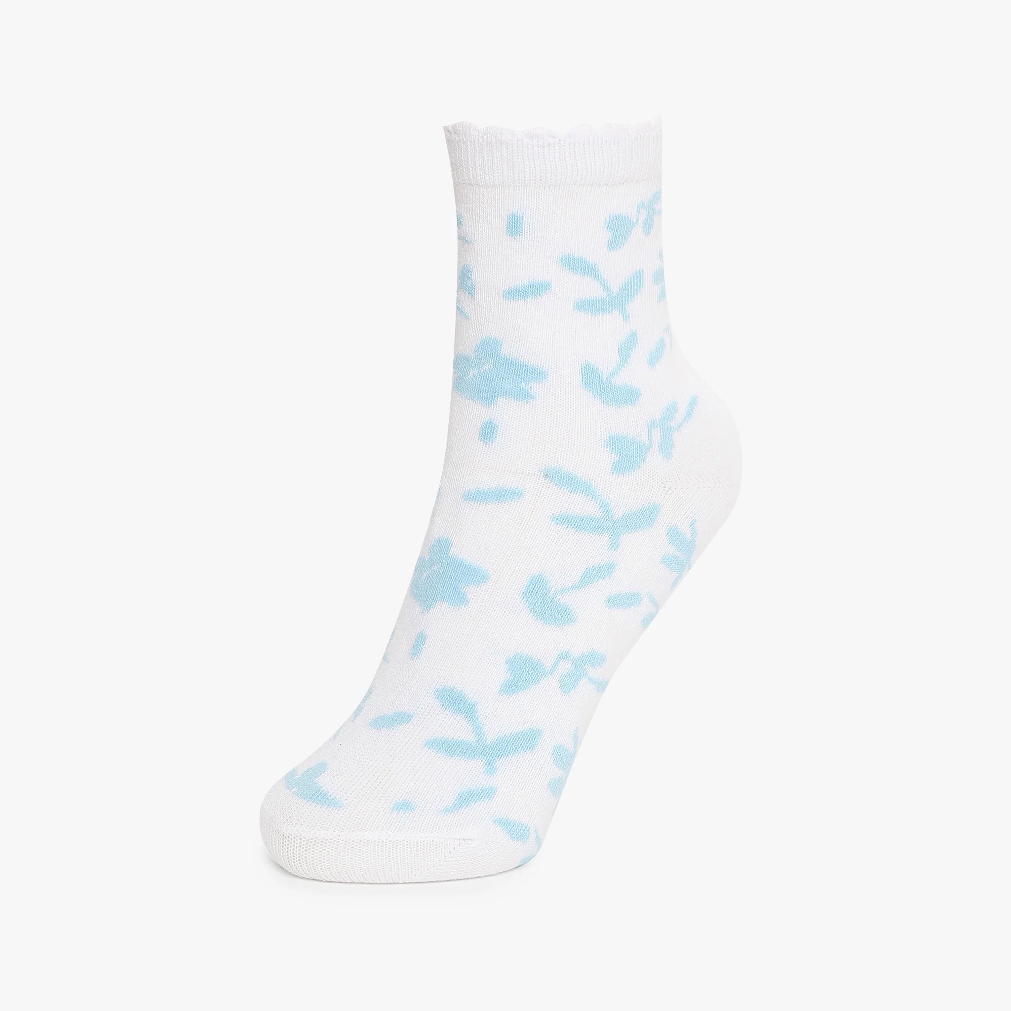 Girls Ankle Length Printed Socks (Pack of 2) - Image 7