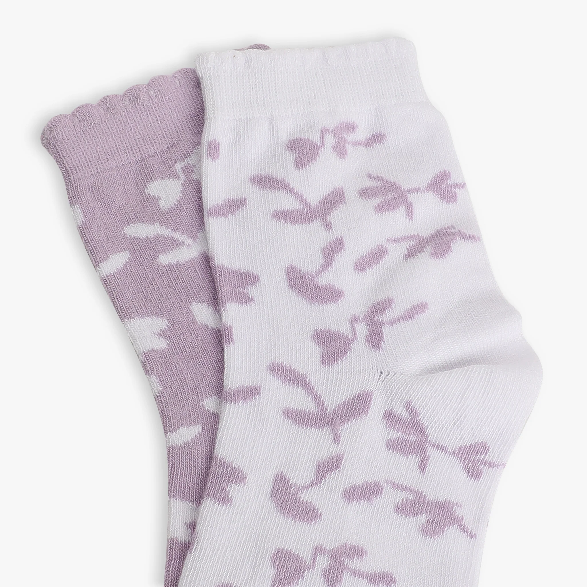 Girls Ankle Length Printed Socks (Pack of 2) - Image 10