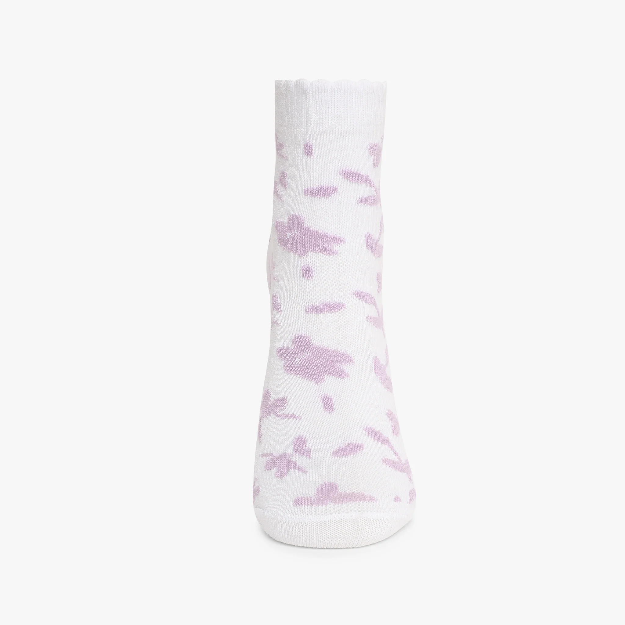 Girls Ankle Length Printed Socks (Pack of 2) - Image 2
