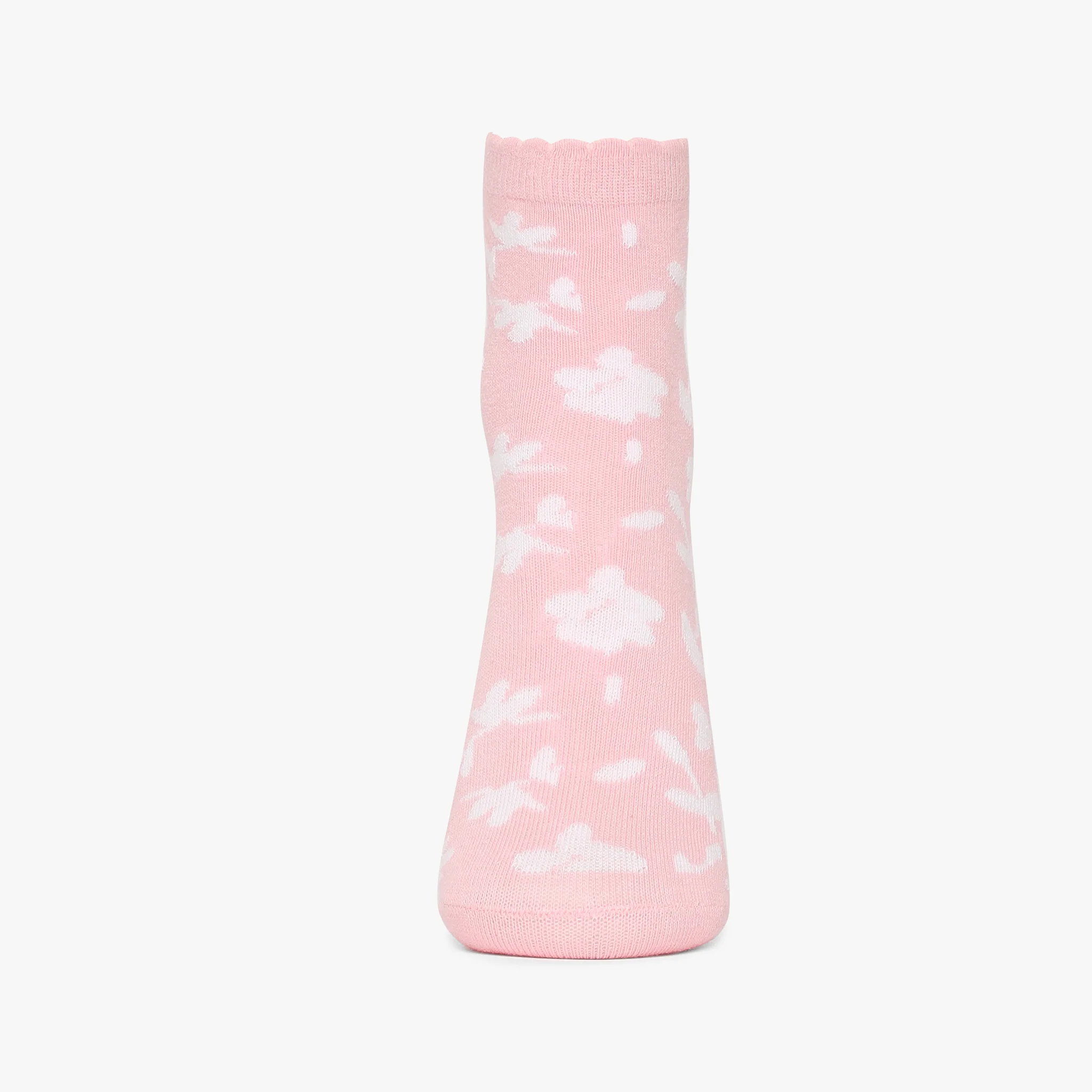 Girls Ankle Length Printed Socks (Pack of 2) - Image 2