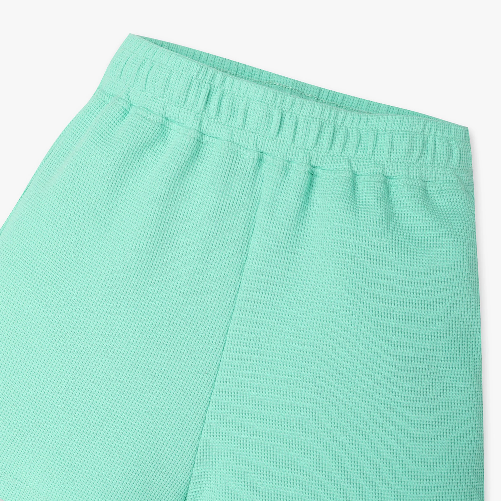 Girls Boxy Fit Solid Mid Rise Shorts - Image 3