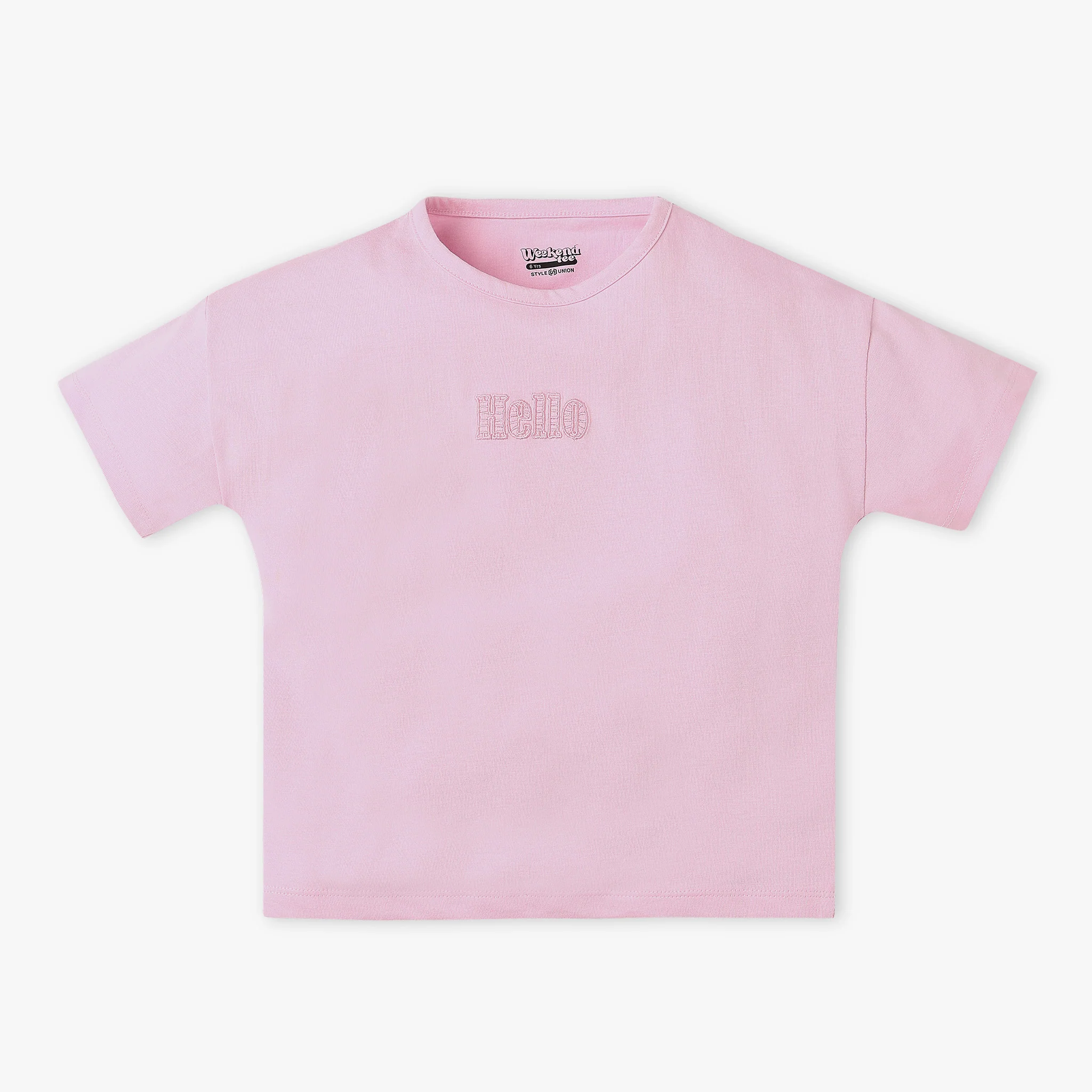 Girls Cotton Boxy Fit Crop T-Shirt - Image 10